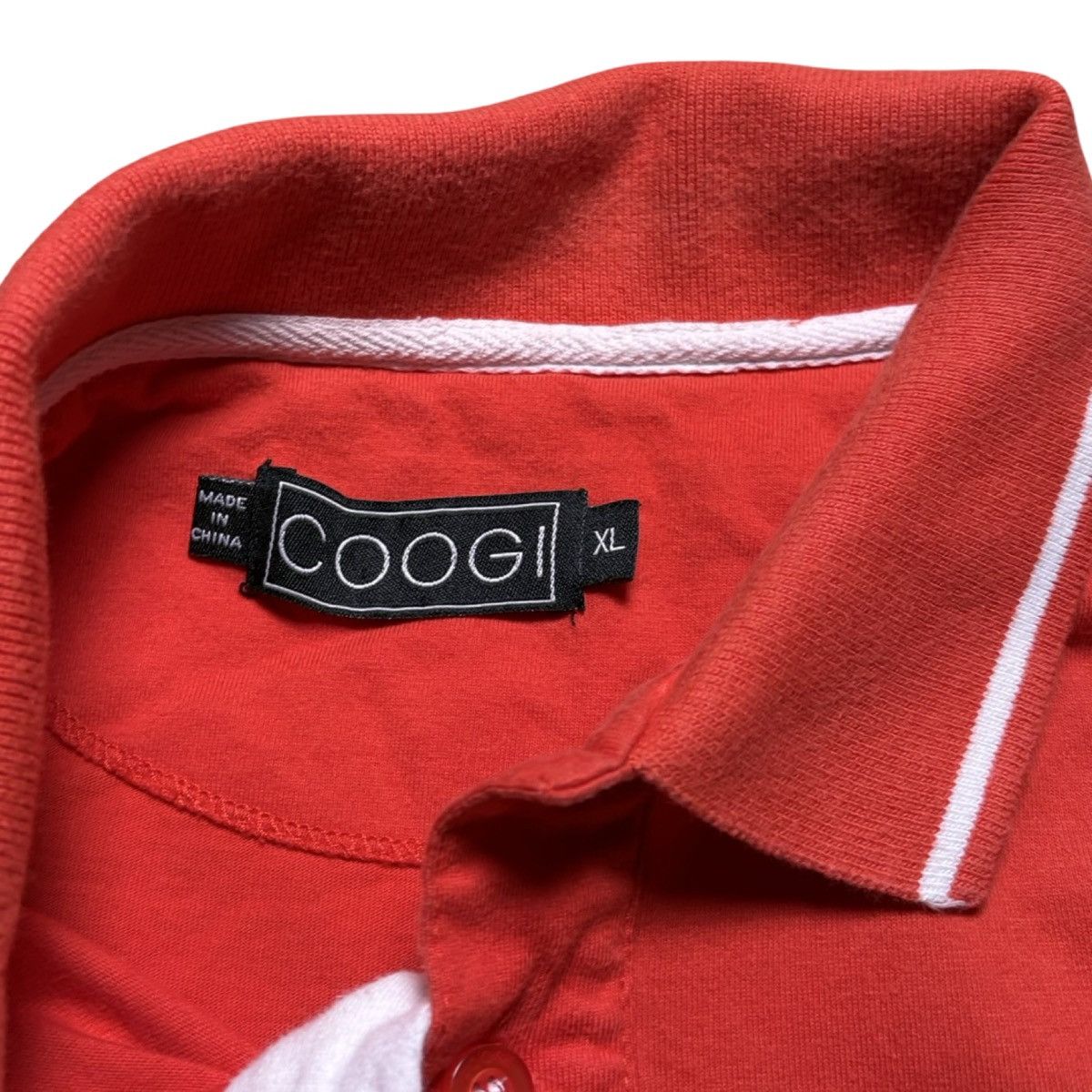 Coogi Coogi Men’s Polo Shirt White Orange Australian Flag Size XL Size US XL / EU 56 / 4 - 3 Thumbnail