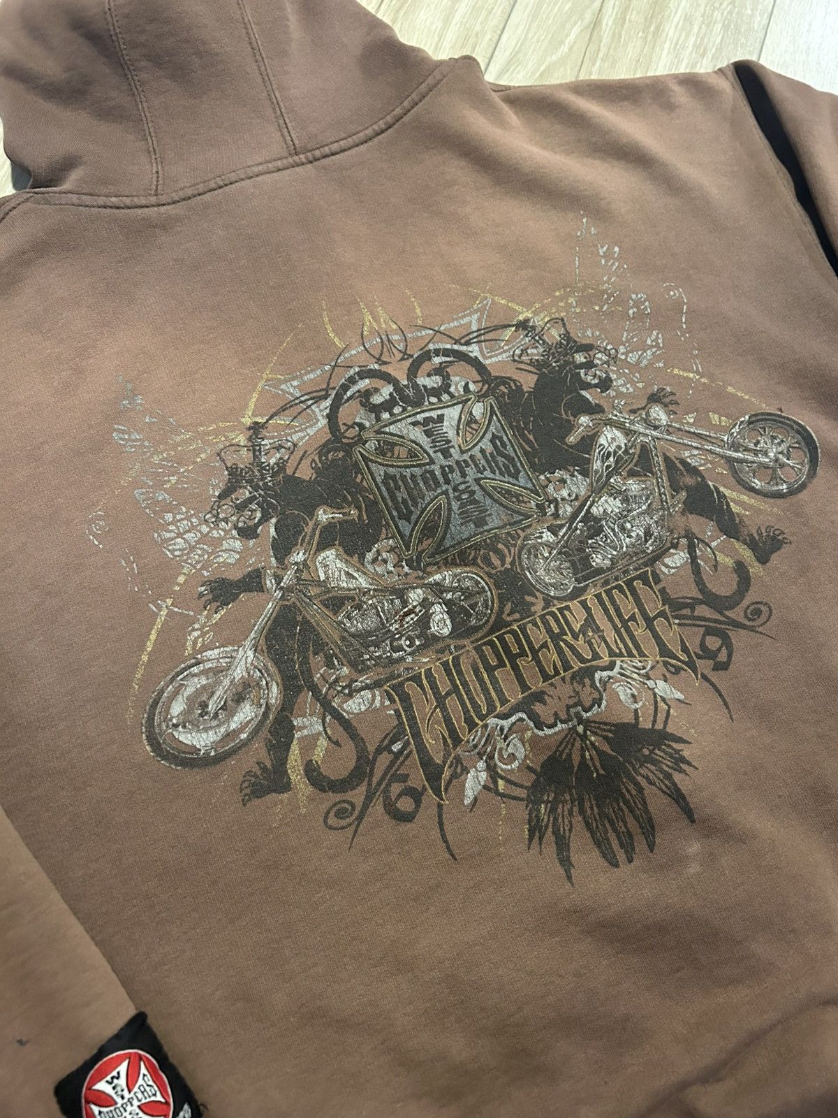 West Coast Choppers Vintage West Coast Chopper Zip-Up Hoodie Size US L / EU 52-54 / 3 - 6 Thumbnail