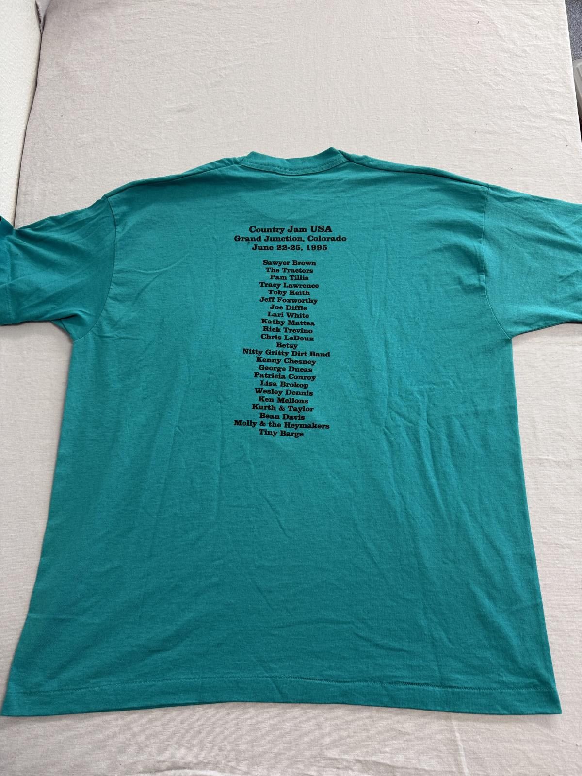 Fruit Of The Loom VTG Country Jam T-shirt 1995 Grand Junction Colorado XXL Size US XXL / EU 58 / 5 - 2 Thumbnail