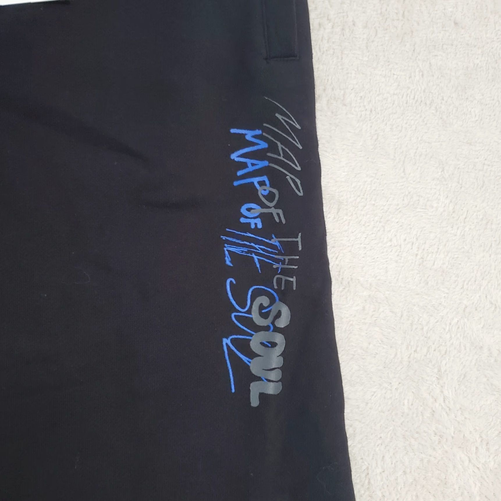 Vintage VINTAGE BTS Map Of The Soul Jogger Womens L Black MOTS Tour Concert Merch Pants Drawstring Elastic Waist 89% Cotton 11% Polyester Size 36" / US 14 / IT 50 - 5 Thumbnail