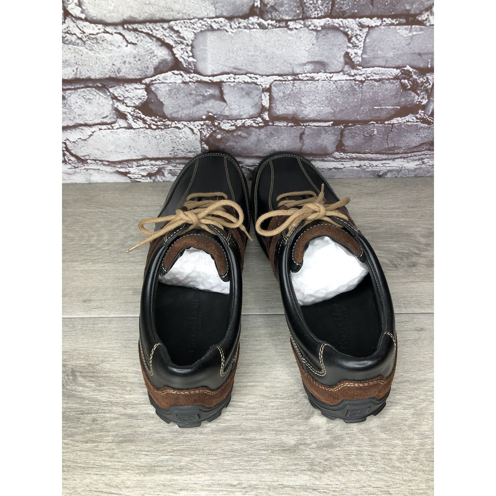 Cole Haan Cole Haan Country Black Brown Leather Vibram Soles Oxfords M Size US 11 / EU 44 - 6 Thumbnail