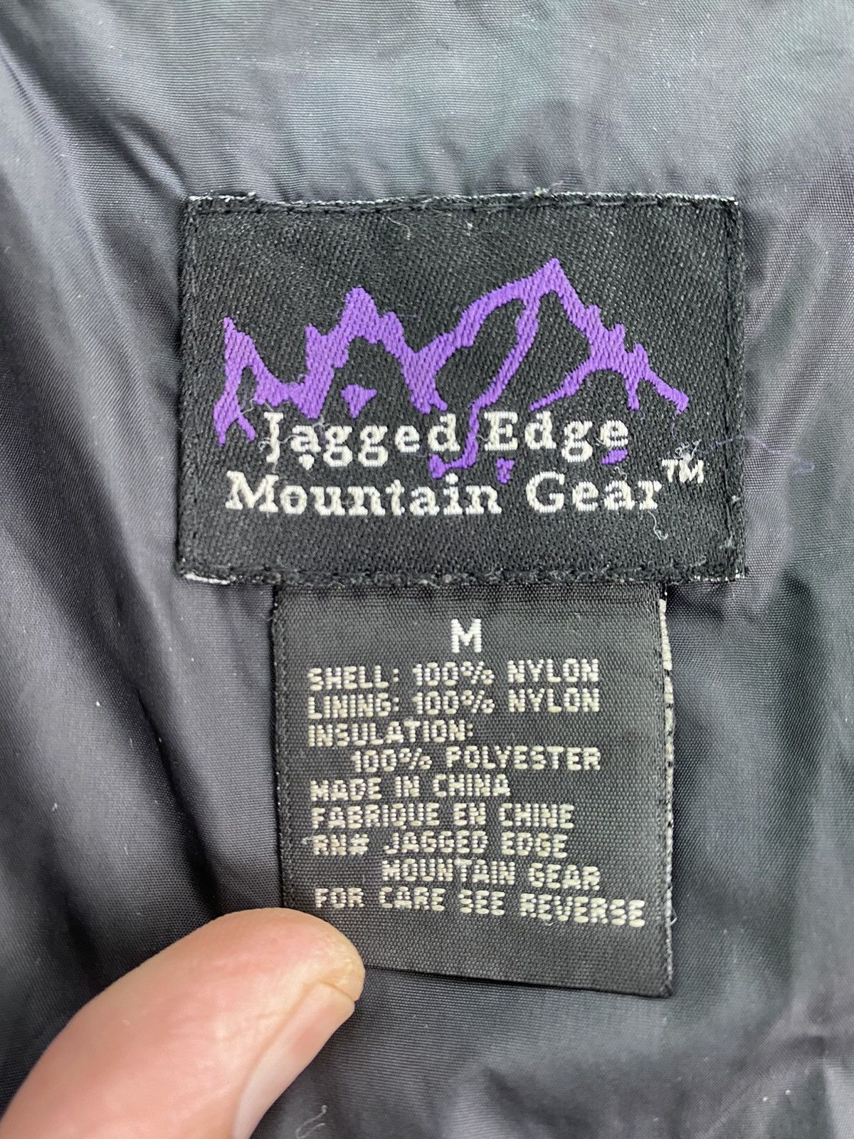 Vintage Vtg 90s Jagged Edge Mountain Gear quilted down jacket Size US M / EU 48-50 / 2 - 6 Thumbnail