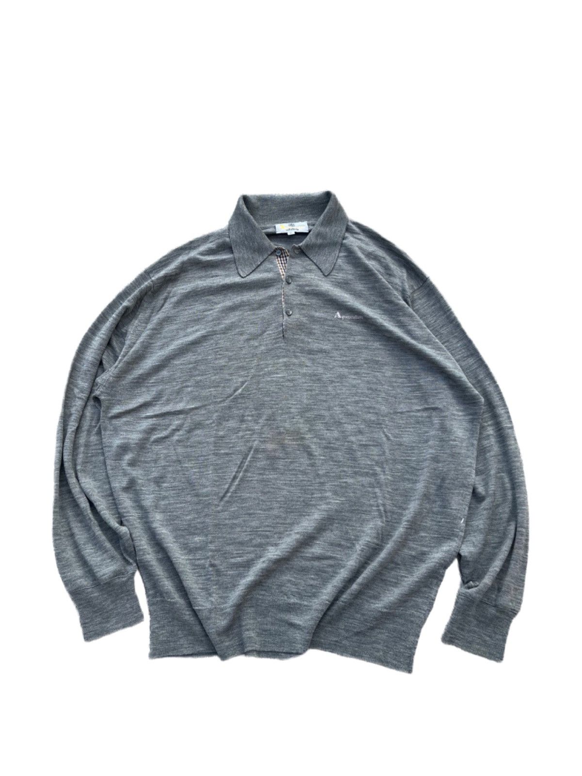 Aquascutum Vintage Aquascutum Collar Longsleeve Size US XL / EU 56 / 4 - 1 Thumbnail