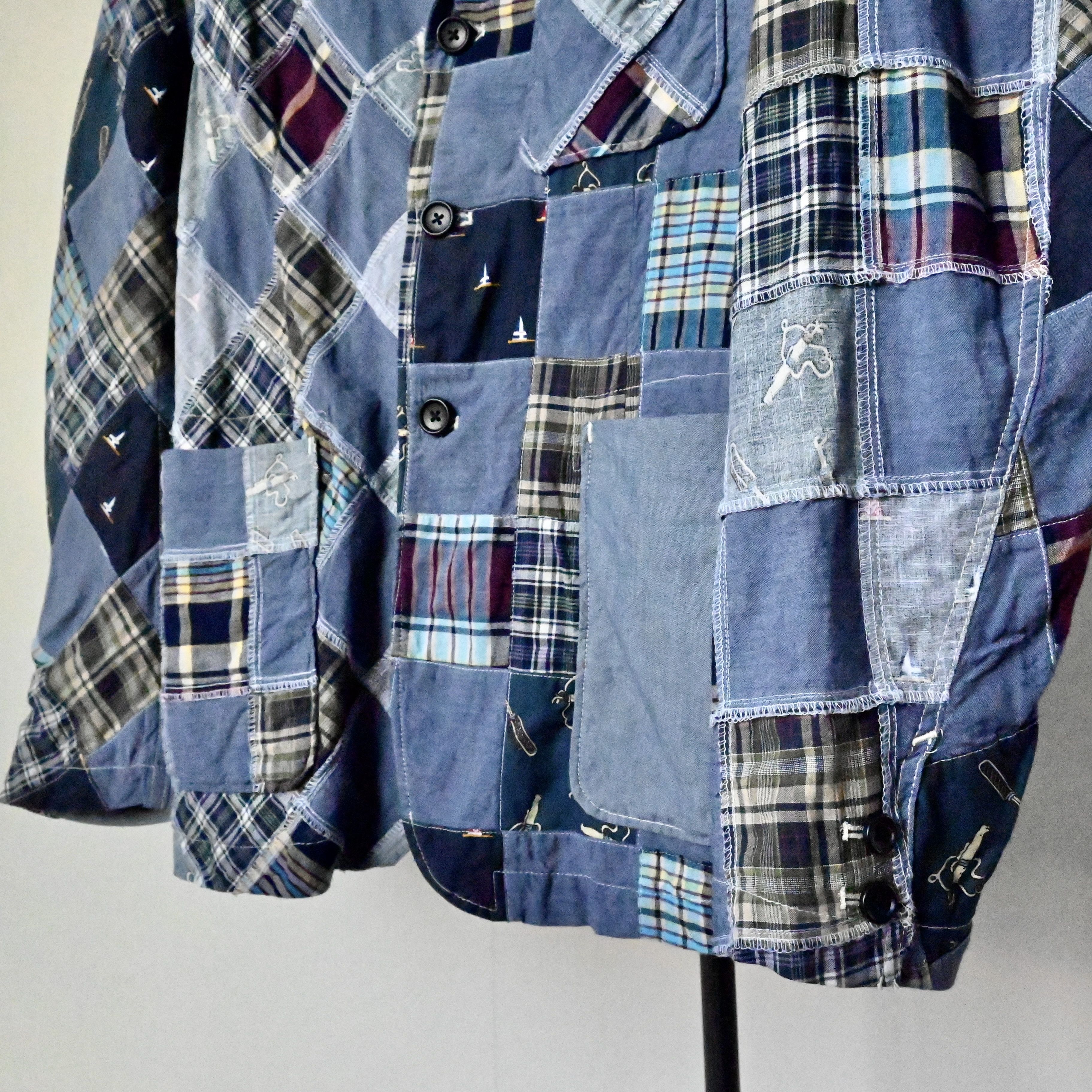 Beams Plus × Engineered Garments Engineered Garments x Beams Plus patchwork cotton blazer Size US M / EU 48-50 / 2 - 9 Thumbnail