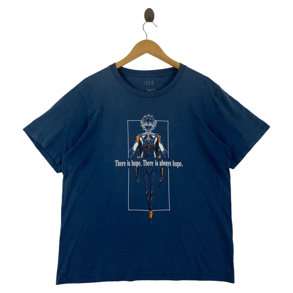 Anime × Uniqlo × Vintage EVANGELION x UT neon genesis Anime tee Size US L / EU 52-54 / 3 - 1 Thumbnail