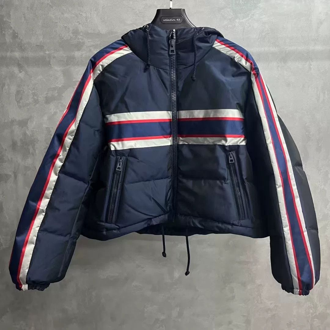 Dior Dior Down Striped Blue Heavy Coat l Men Size US L / EU 52-54 / 3 - 1 Thumbnail