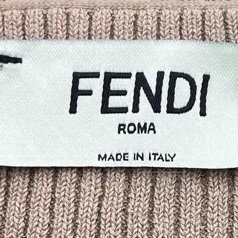 Fendi Fendi Khaki Knitted Top Size XXS / US 00 / IT 34 - 3 Thumbnail