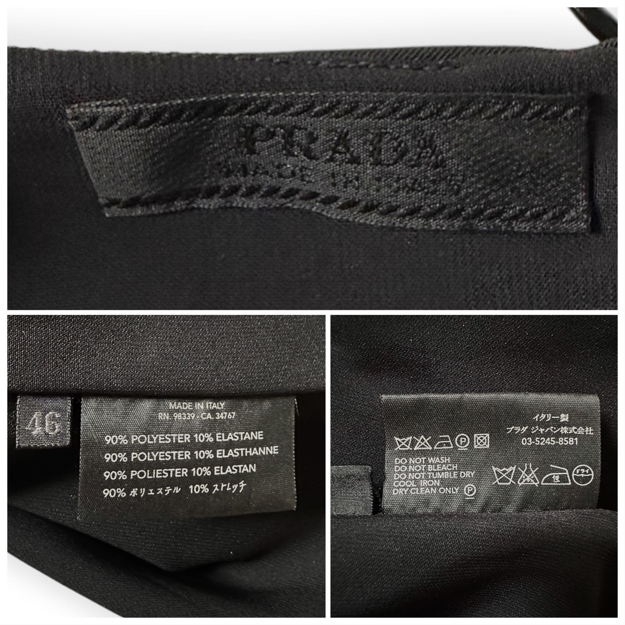 Prada Prada Archival 1990s Tech Fabric Sleeveless Midi Dress Size L / US 10 / IT 46 - 4 Thumbnail