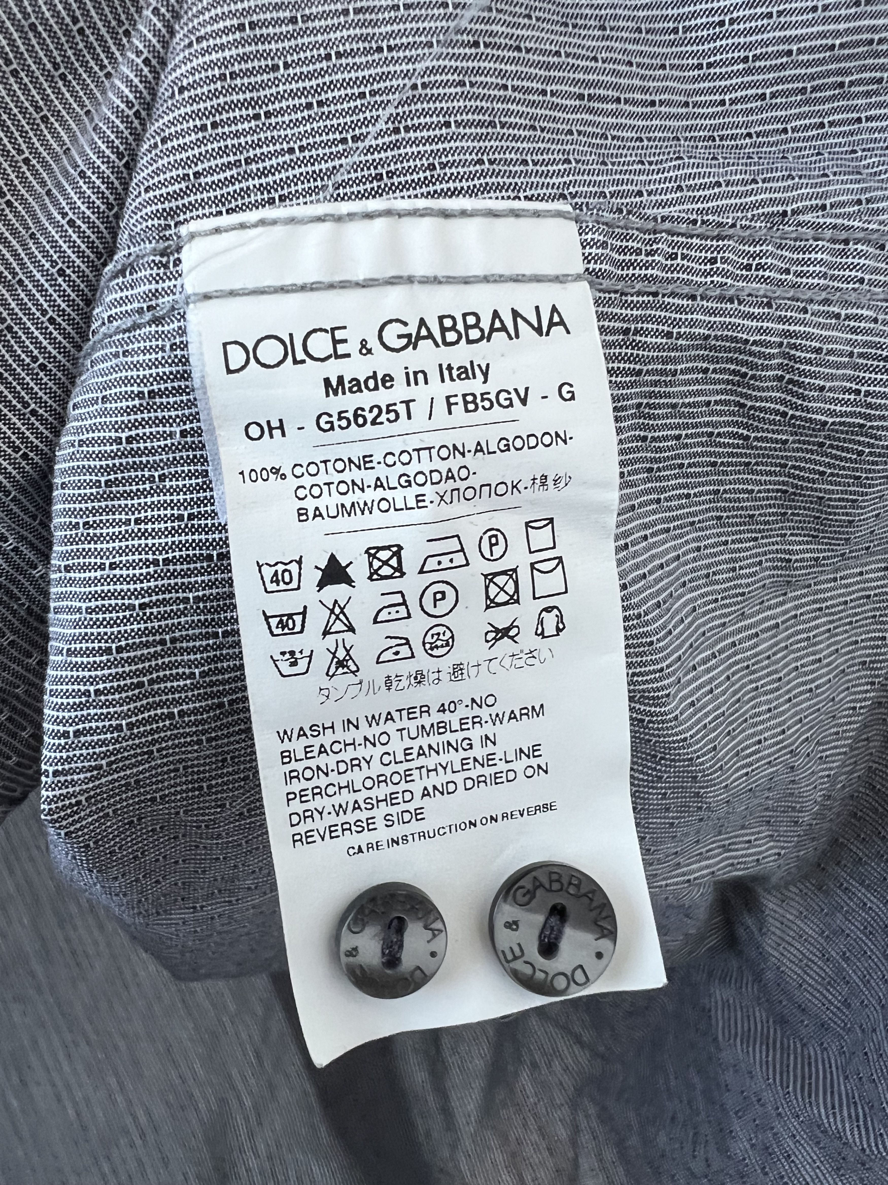 Dolce & Gabbana Dolce Gabbana Shirt 16 Size US L / EU 52-54 / 3 - 5 Thumbnail