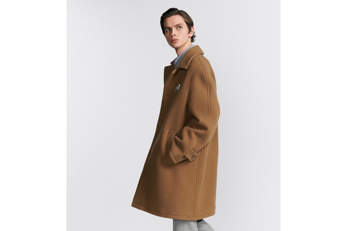 Dior o1bcso1str0326 Coat With Raglan Sleeves in Brown Size US L / EU 52-54 / 3 - 4 Thumbnail