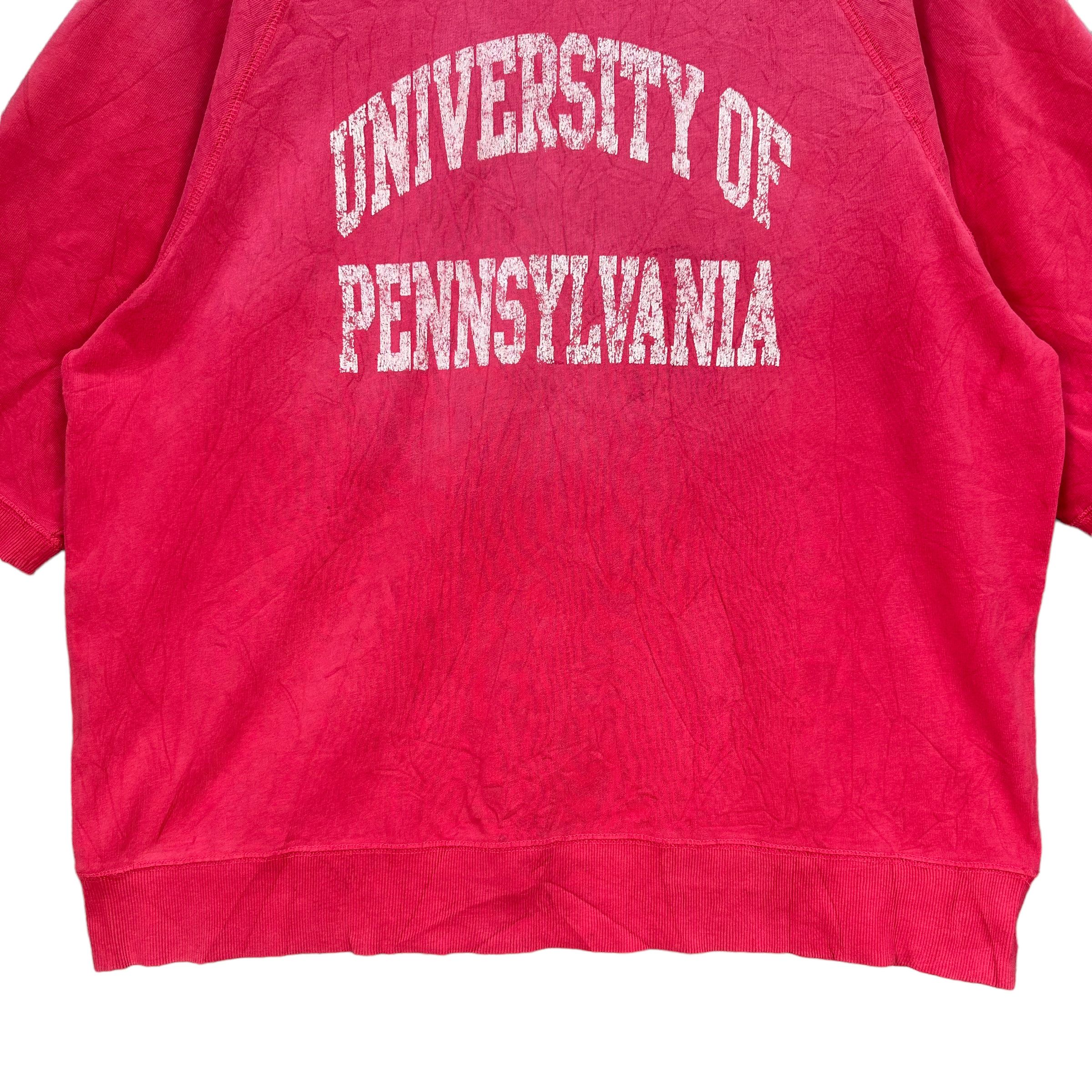 Vintage UNIVERSITY OF PENNSYLVANIA SHORT SLEEVE SWEATER #8421-008 Size US M / EU 48-50 / 2 - 3 Thumbnail