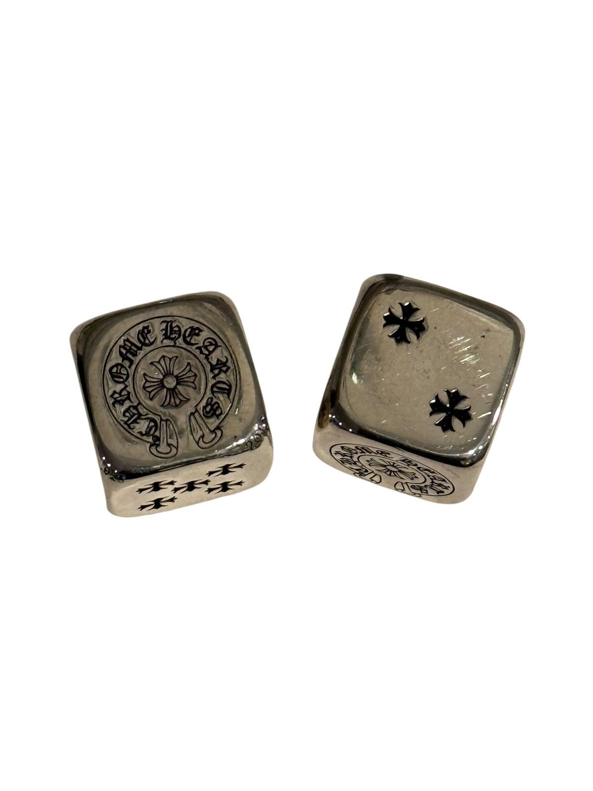 Chrome Hearts Sterling Silver Dice Set Size ONE SIZE - 4 Thumbnail