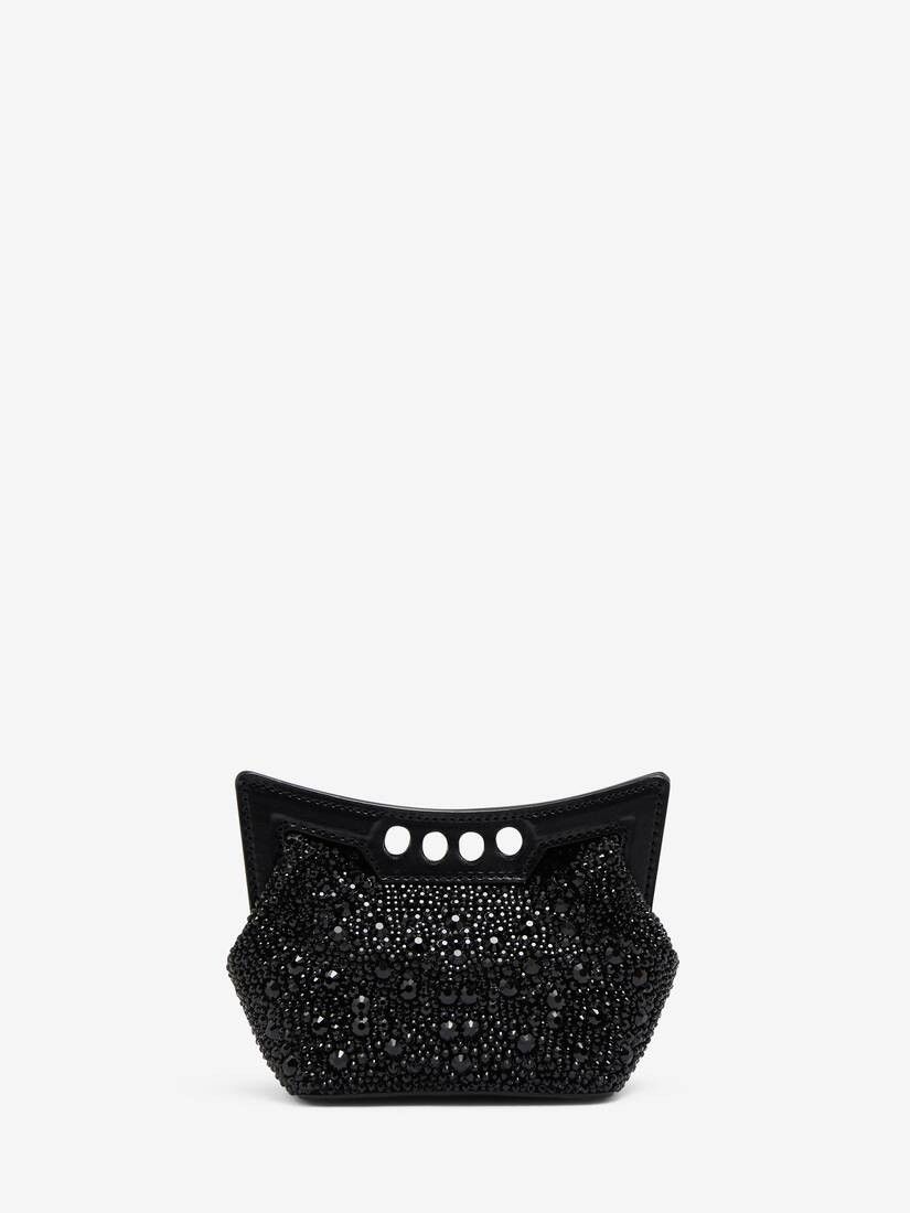 Alexander McQueen o1w1db10925 Size: OS/The Micro Peak Bag in Black Size ONE SIZE - 2 Thumbnail