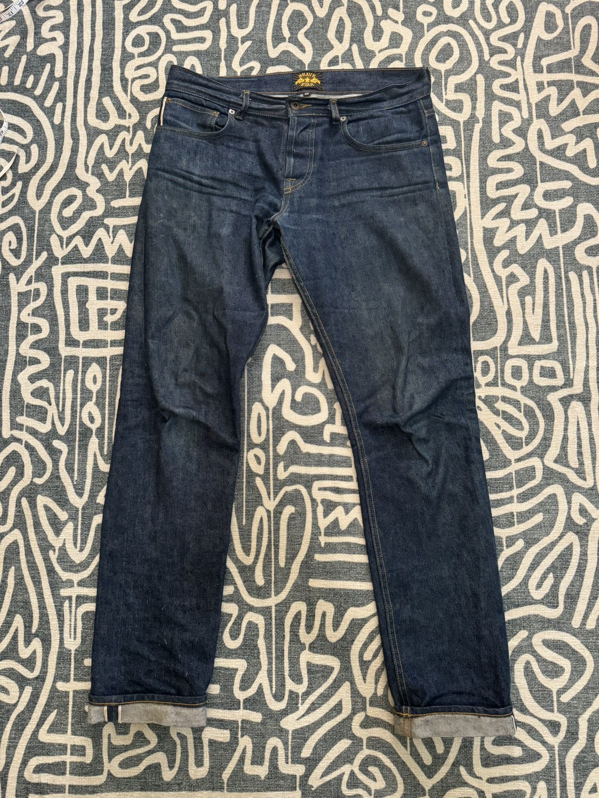 Brave Star/USA/Skinny Skeleton/Cone Denim/Mens 33X36/Jeans offers Preowned