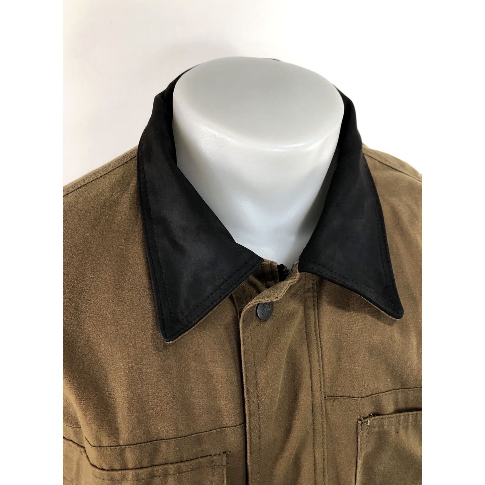 Vintage OUTBACK TRADING COMPANY Oiled MINER Mens XL Ranch Field Jacket - EXCELLENT Size US XL / EU 56 / 4 - 3 Thumbnail