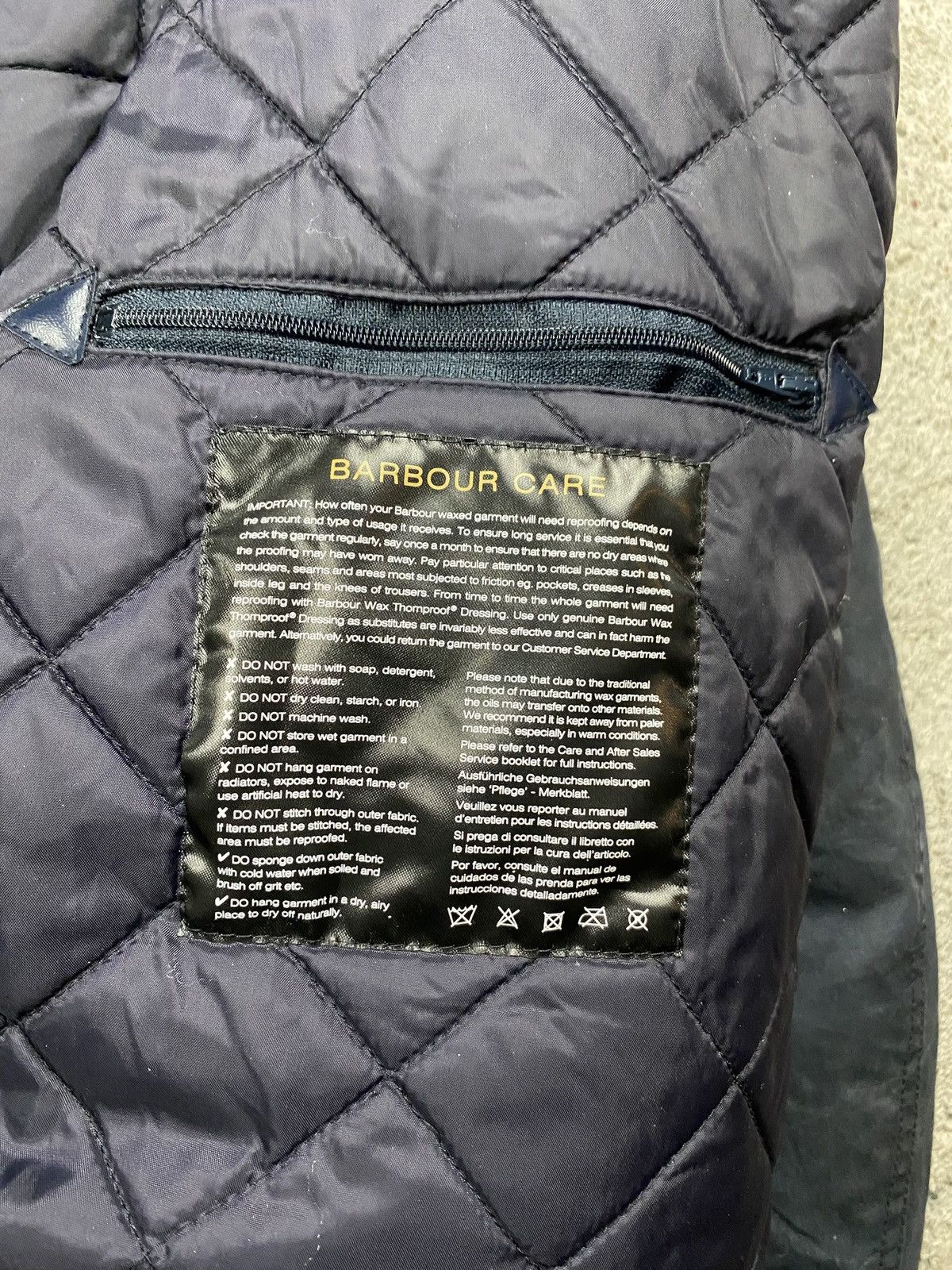 Barbour Barbour trench jacket coat navy waxed Size US XL / EU 56 / 4 - 8 Thumbnail
