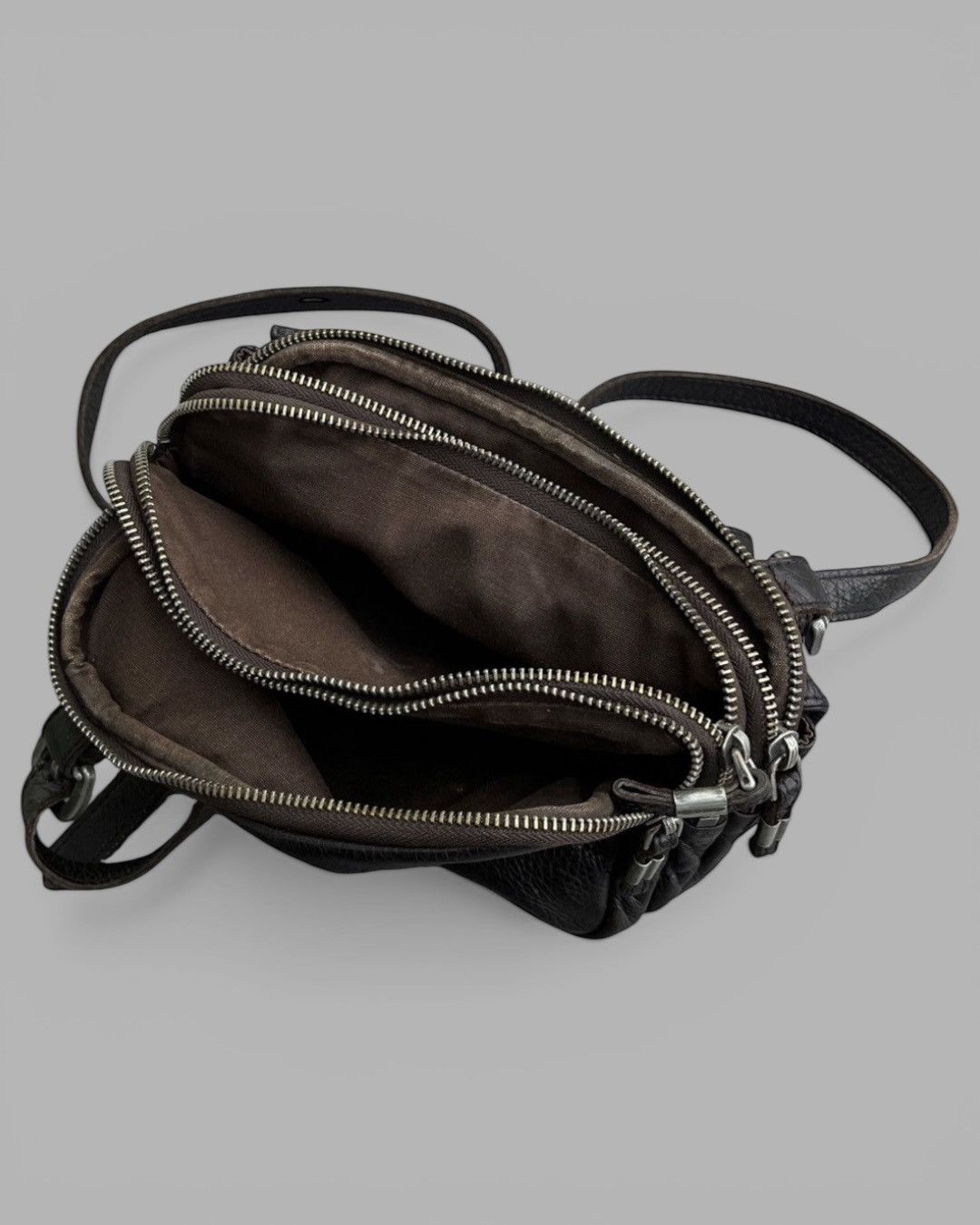 LIEBESKIND BERLIN Vintage L.BERLIN Margiela Style Multi Zipped Crossbody Bag Size ONE SIZE - 24 Thumbnail