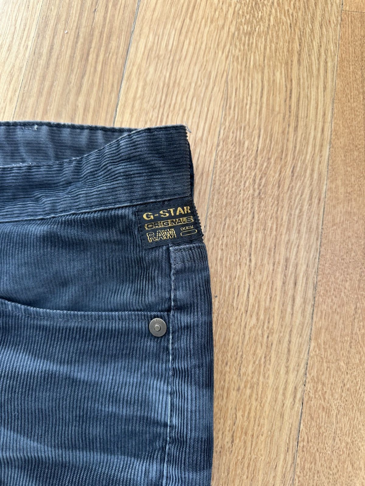 G-Star Vintage G-star Corduroy Pants Patch Logo Y2K Size US 33 - 12 Thumbnail