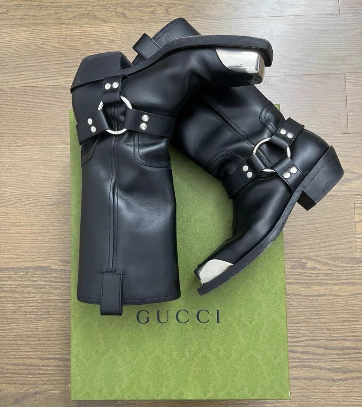 Gucci Gucci 2023 resort high top knight boots. Size US 8 / EU 41 - 1 Thumbnail