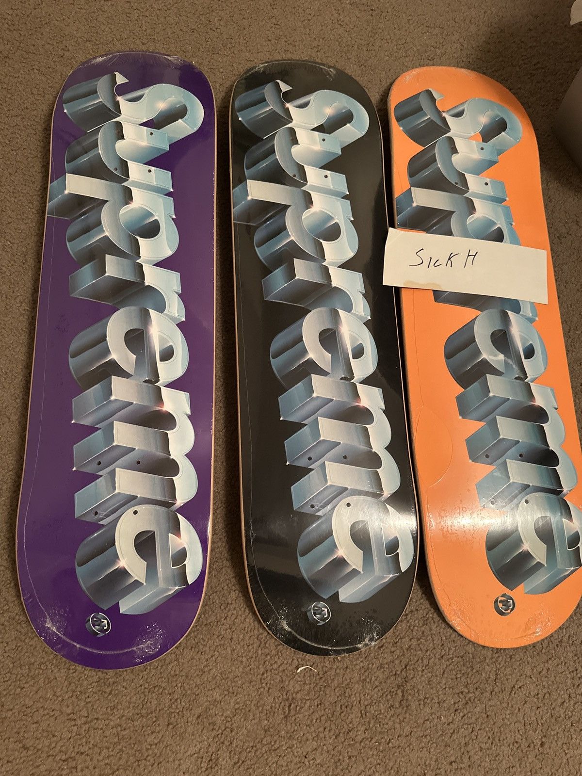 Supreme Supreme x Urs Fischer Cigarettes Skateboard Set | Grailed