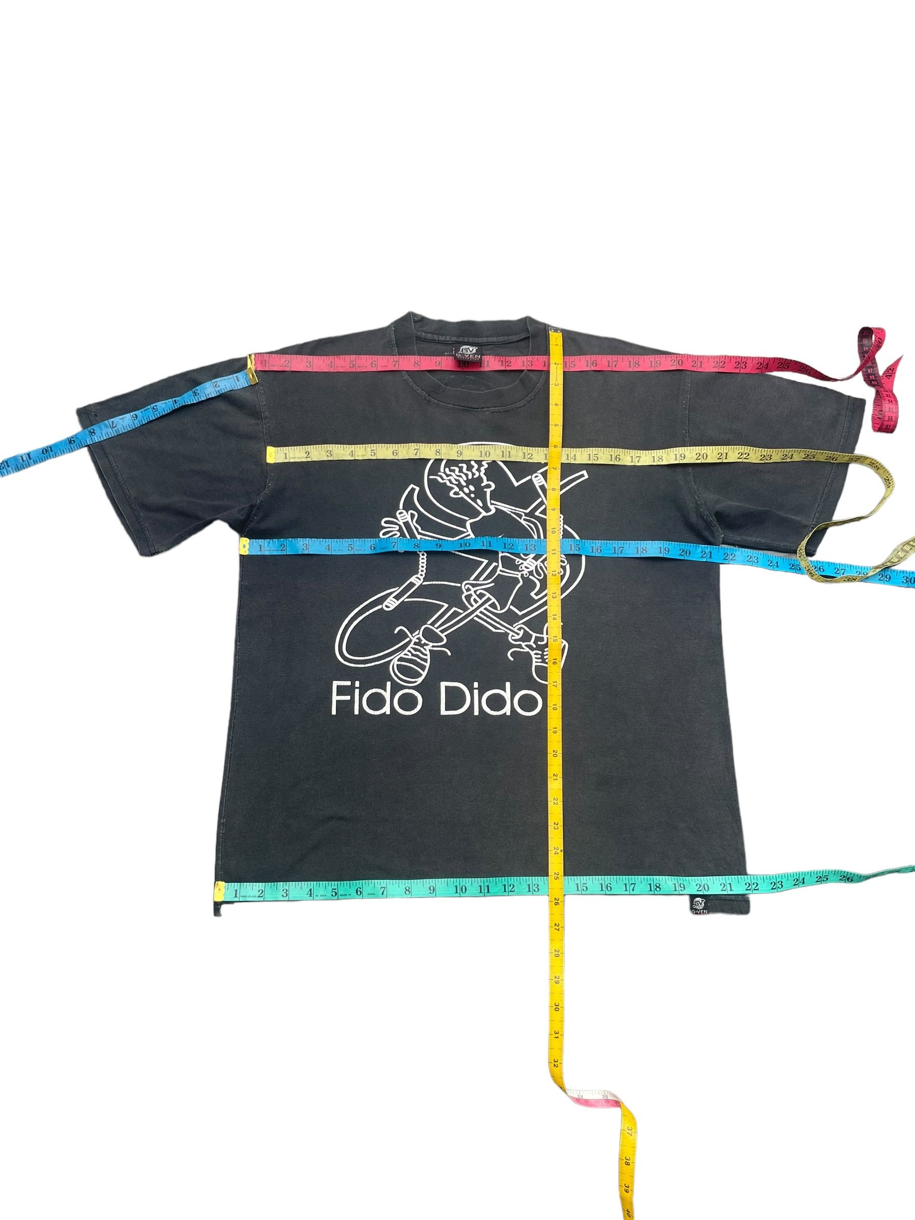 Coca Cola × Pepsi × Vintage Vintage Fido Dido Double Sided Faded Distresed Tshirt Size US L / EU 52-54 / 3 - 8 Thumbnail