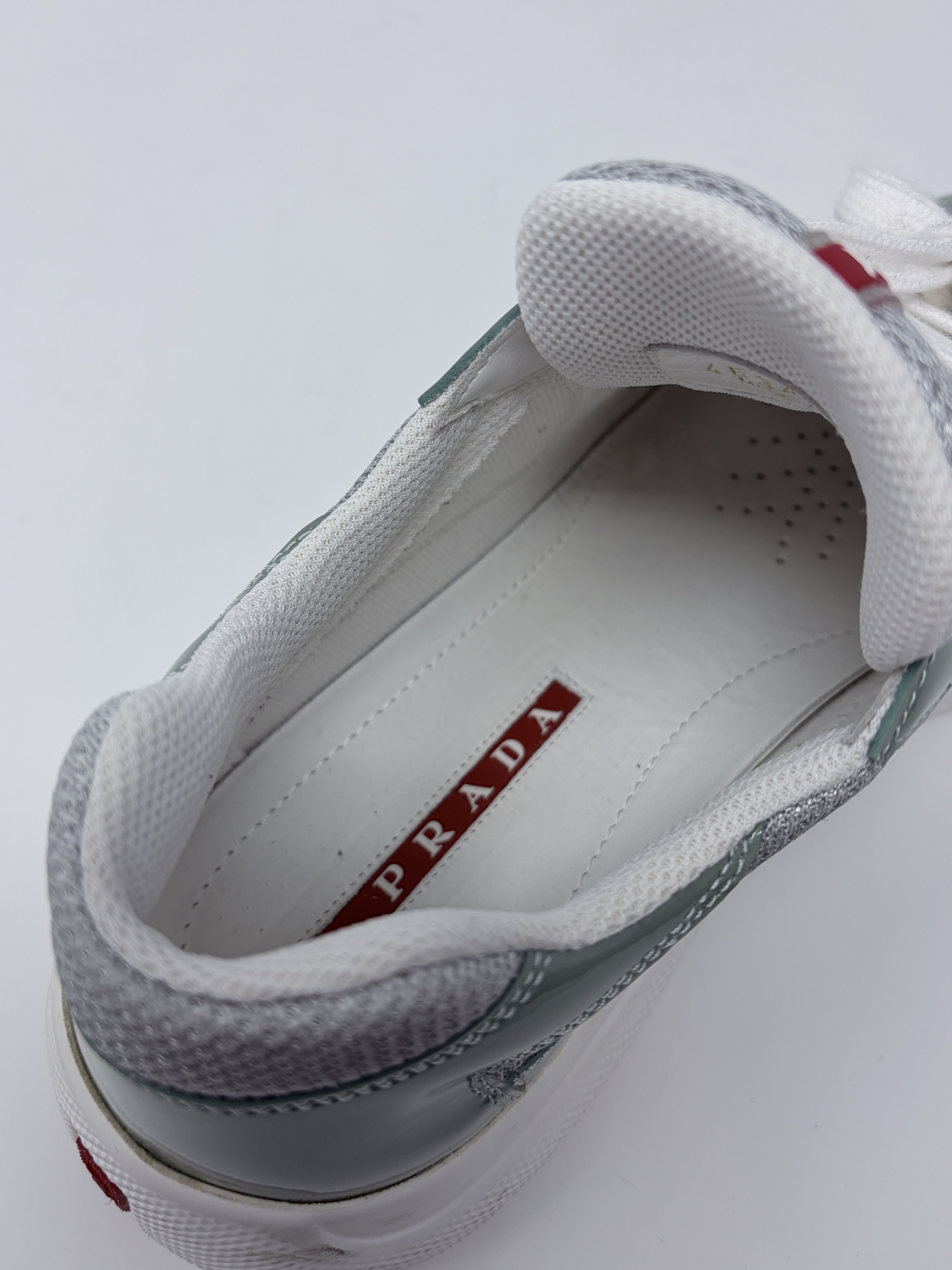 Prada Prada America's Cups Sage Green Patent Leather (Prada 7) Size US 8 / EU 41 - 9 Thumbnail