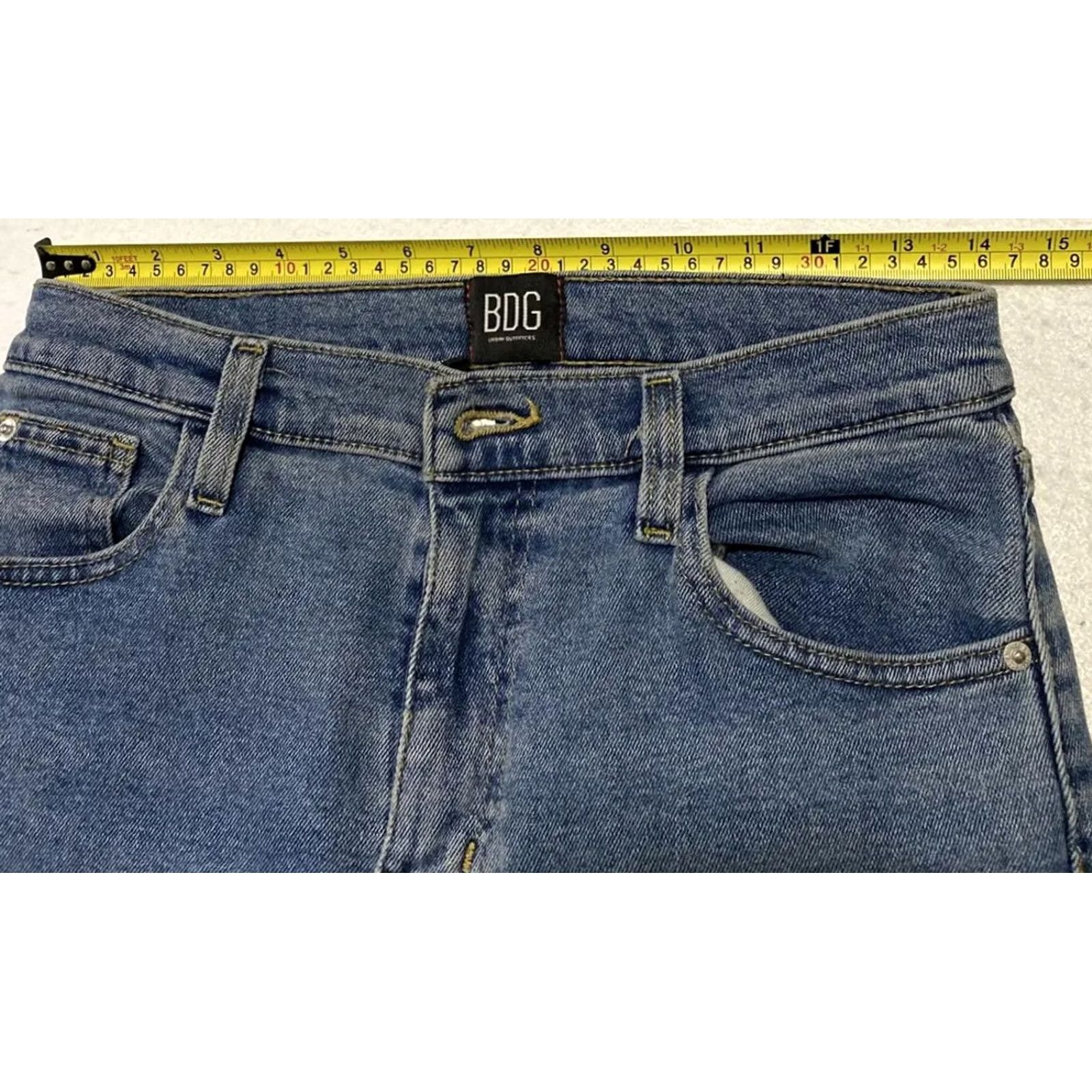 Urban Outfitters Urban Outfitters Jeans Skinny High Rise Women's Denim Blue W28 L27 28-9 Size Regular Zip Closure Skinny Fit 27in Inseam Mens Womens Girls Boys Size 28" / US 6 / IT 42 - 5 Thumbnail
