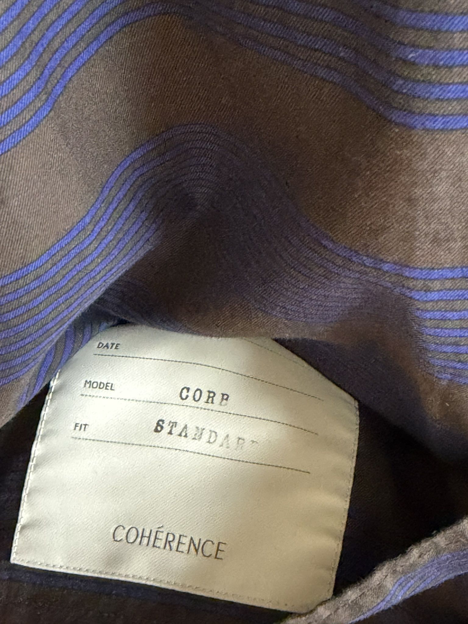 Other COHÉRENCE / CORB Chevron Tweed Grey Coat / M Size US M / EU 48-50 / 2 - 6 Thumbnail