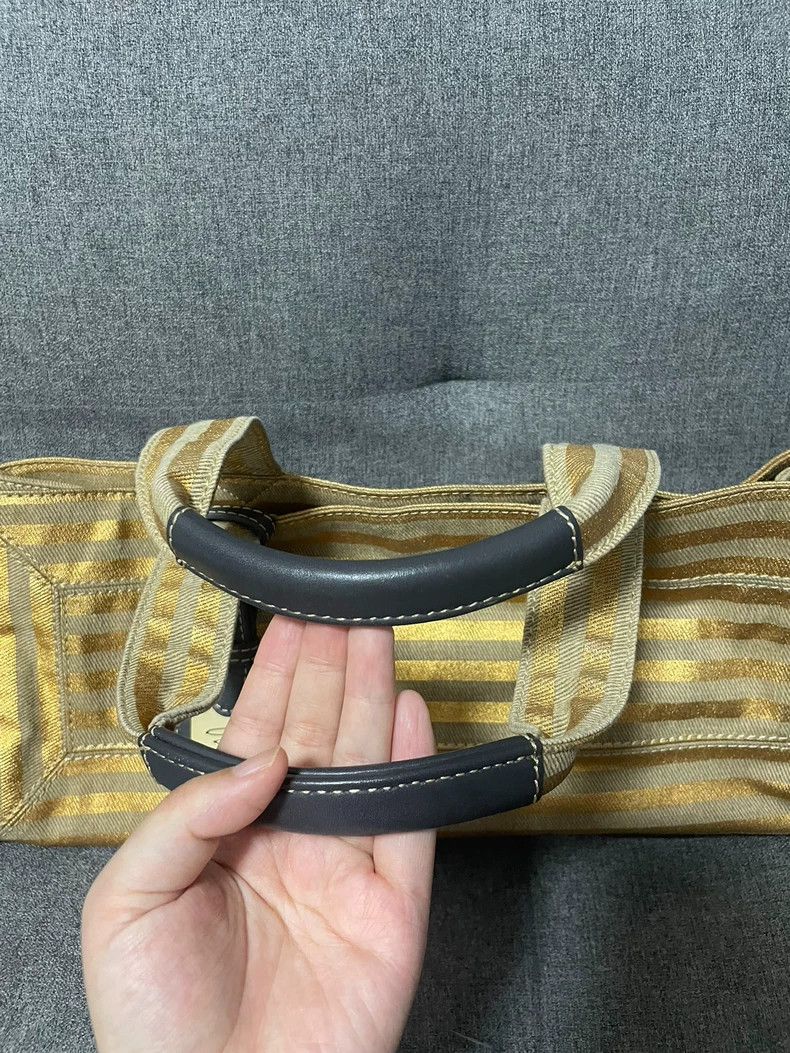 Vivienne Westwood Vivienne Westwood size os Rare yellow striped Japanese meta Size ONE SIZE - 7 Thumbnail