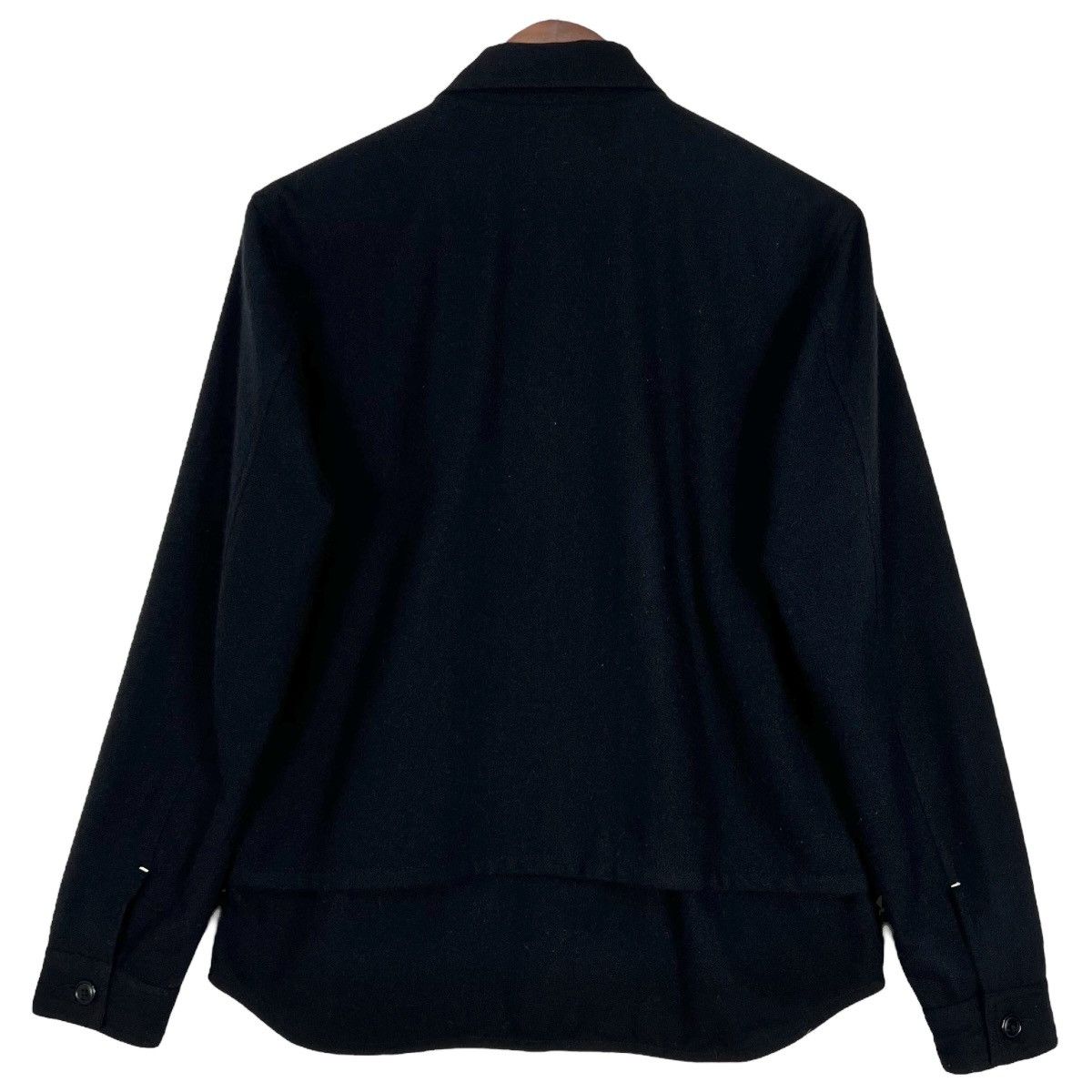 Japanese Brand Nano Universe Padded Pocket Wool Jacket Size US M / EU 48-50 / 2 - 2 Thumbnail