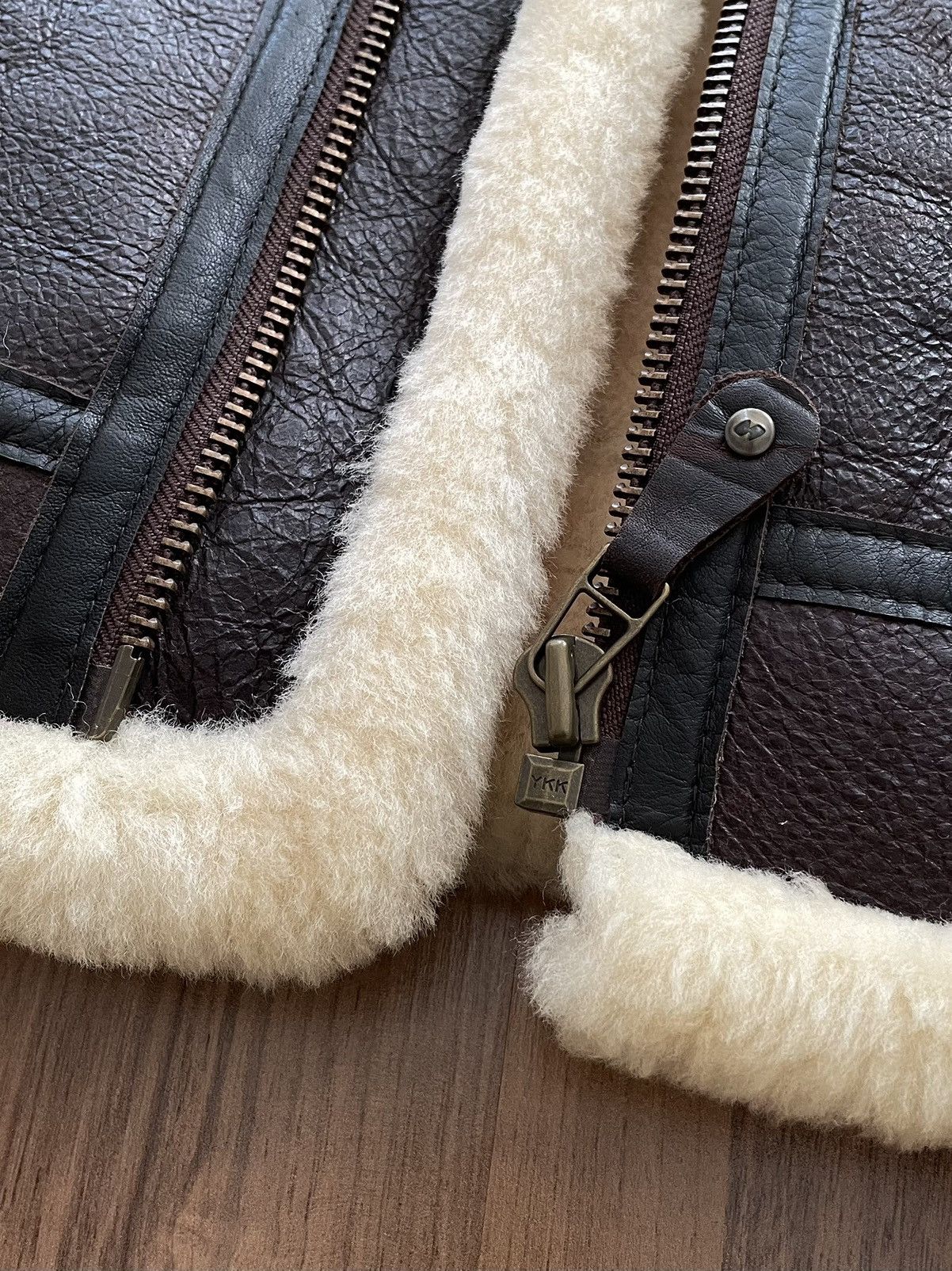 Schott Wind Armour B-3 US Sheepskin Bomber Flight Jacket Size US M / EU 48-50 / 2 - 9 Thumbnail
