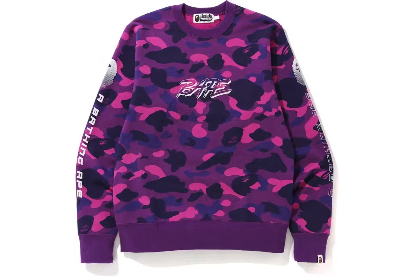 Bape Color Camo Bape Crewneck Size US XL / EU 56 / 4 - 5 Thumbnail
