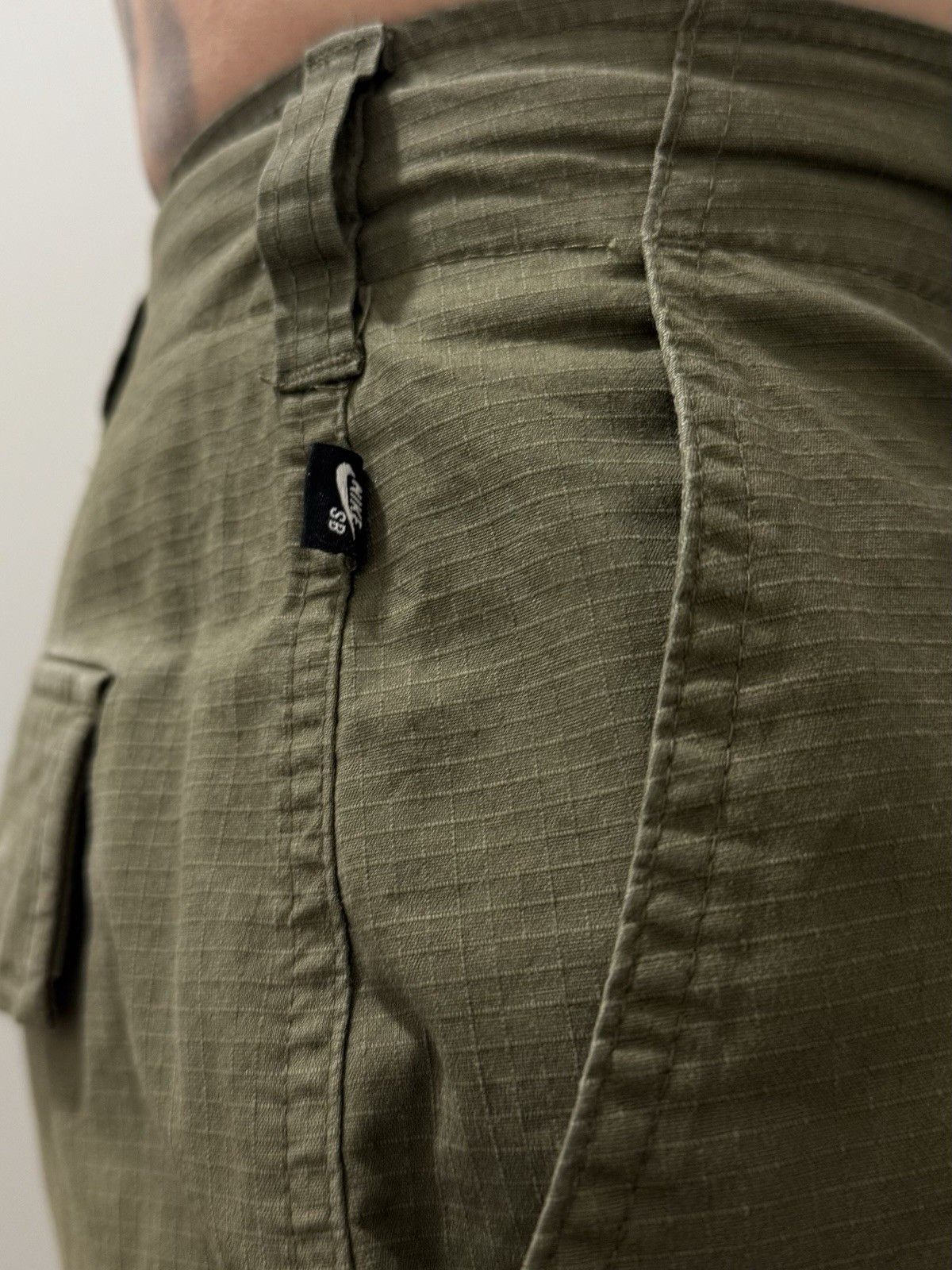 Nike Nike SB Mens Cargo Military Army Pants Skateboard Baggy Size US 30 / EU 46 - 9 Thumbnail
