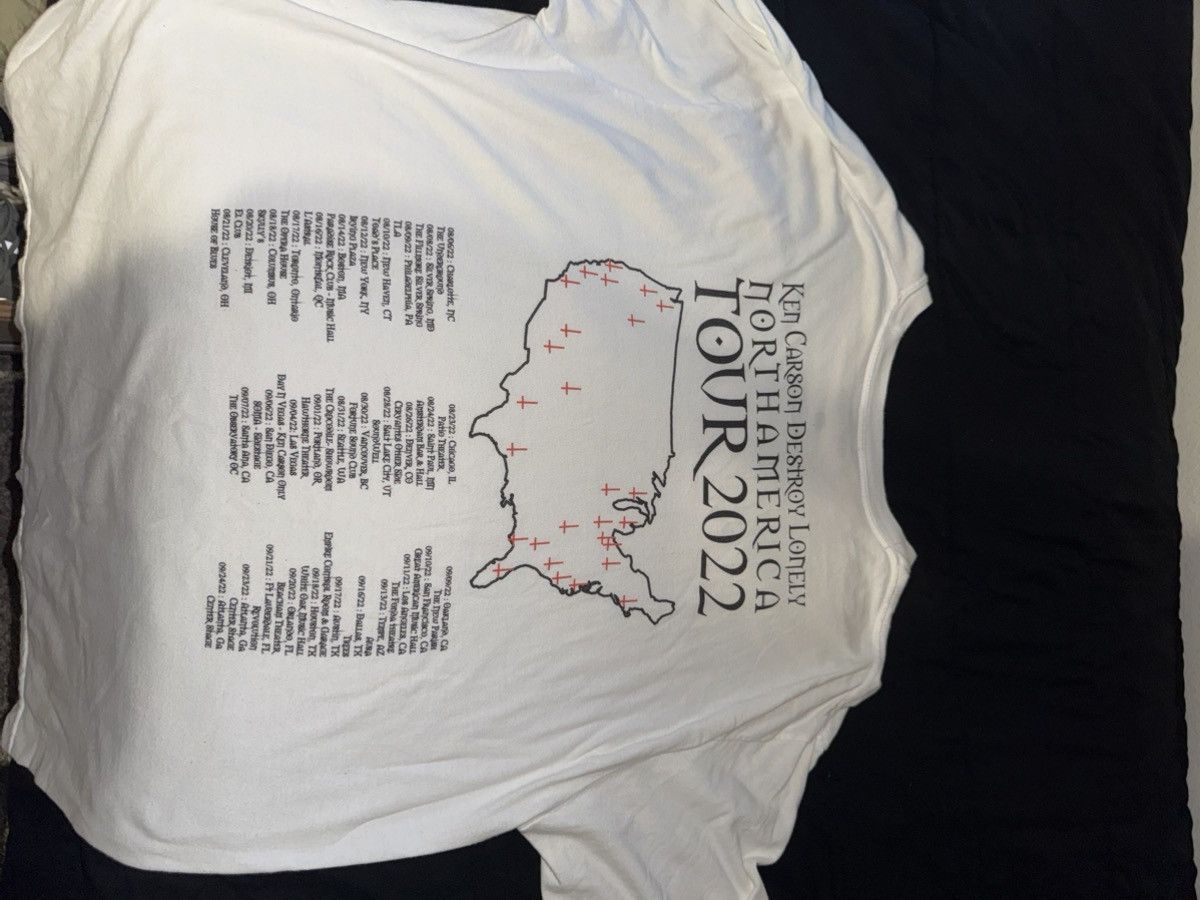 Destroy Lonely × Ken Carson KEN CARSON X TOUR TEE Size US XL / EU 56 / 4 - 3 Thumbnail