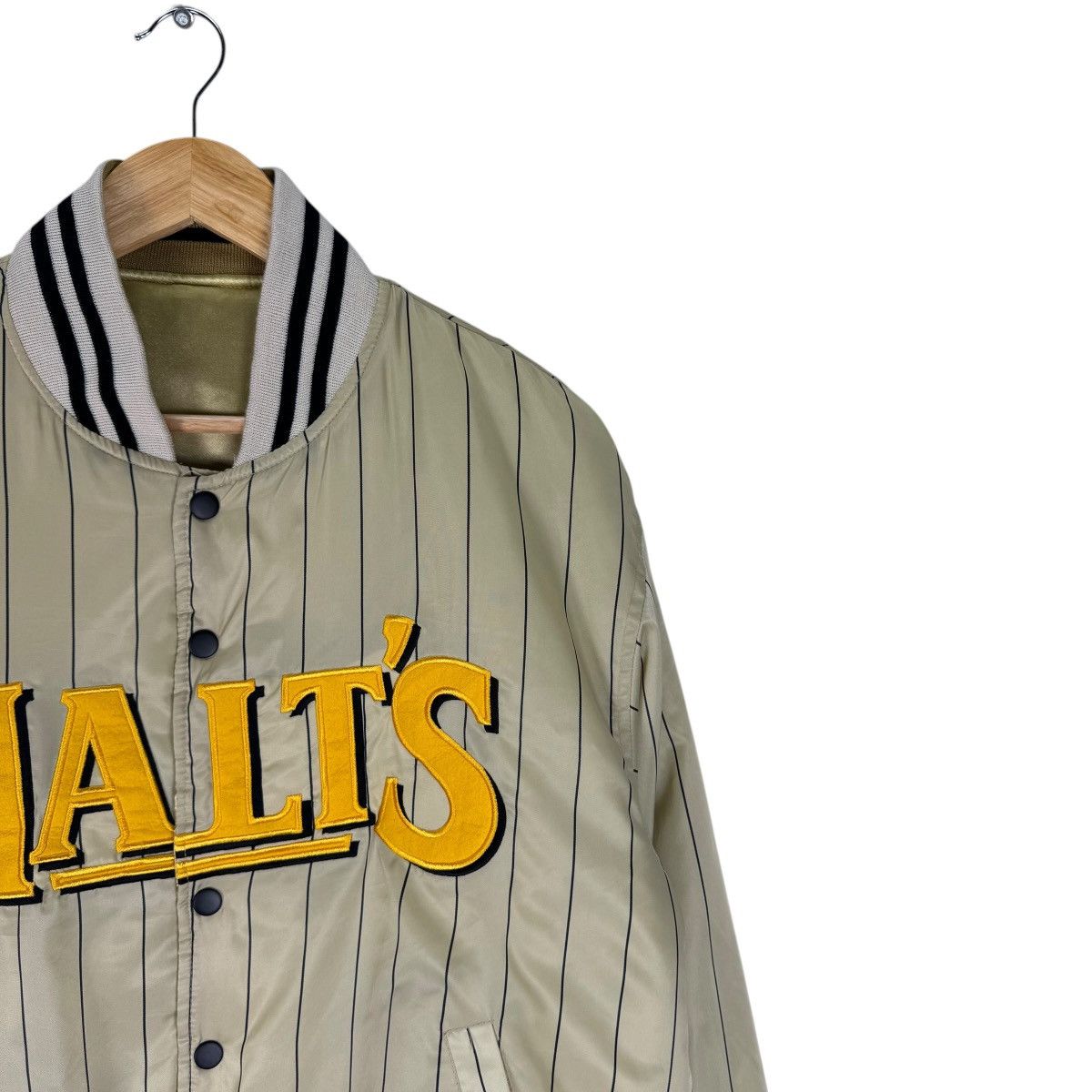 Japanese Brand ☀️VINTAGE MALTS BEER REVERSIBLE BOMBER JACKET Size US M / EU 48-50 / 2 - 3 Thumbnail