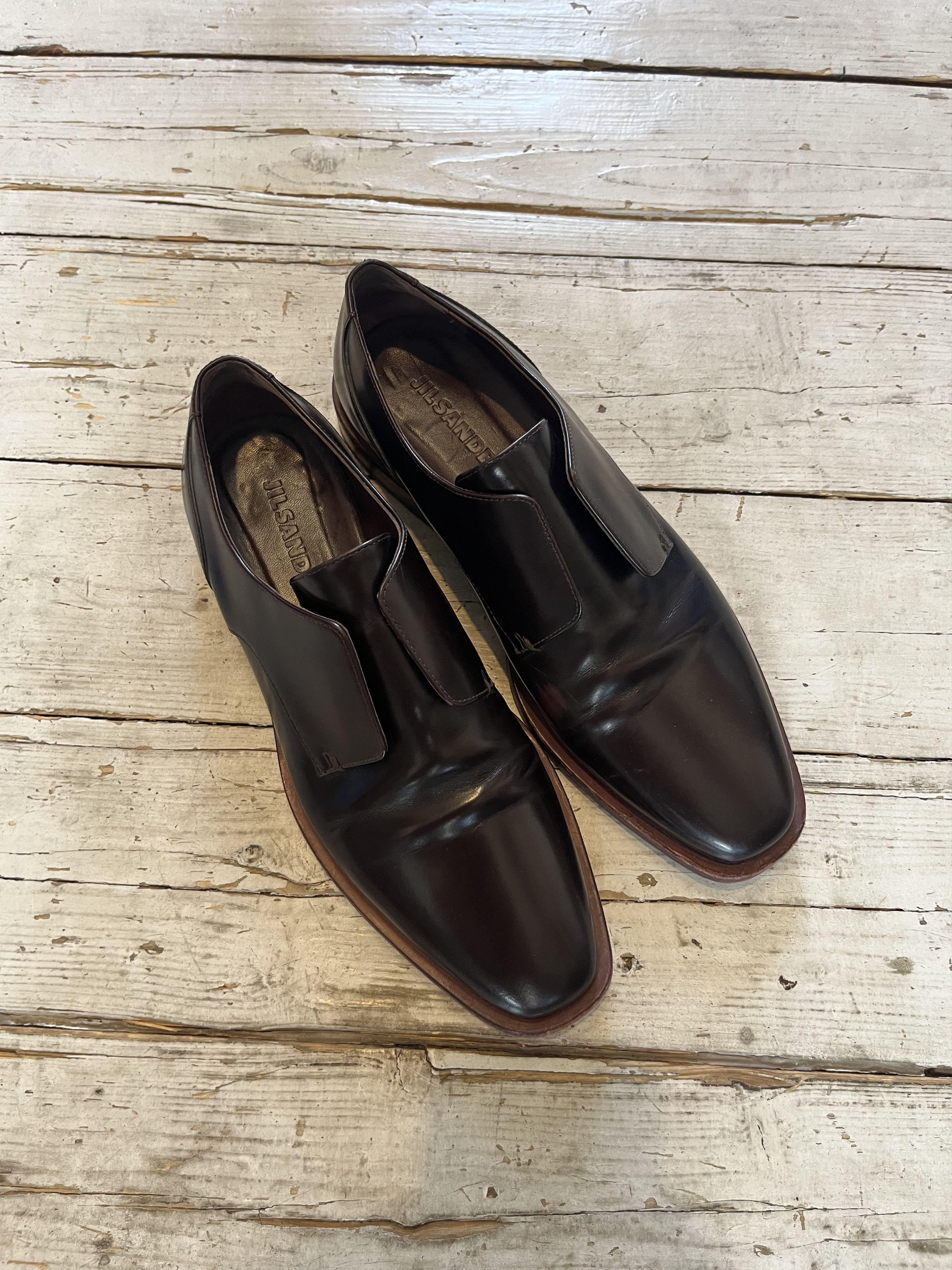 Jil Sander × Raf Simons Jil Sander x Raf Simons Cherry Red Leather Shoes Size US 8.5 / IT 38.5 - 2 Thumbnail
