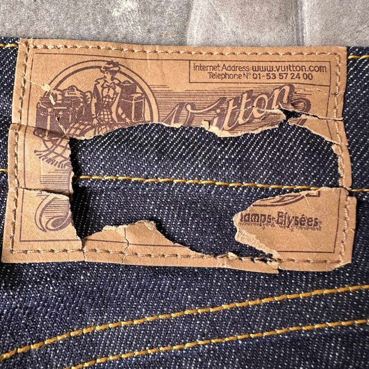 Louis Vuitton Vintage Louis Vuitton Boot cut Jeans Raw Indigo Size US 28 / EU 44 - 10 Thumbnail