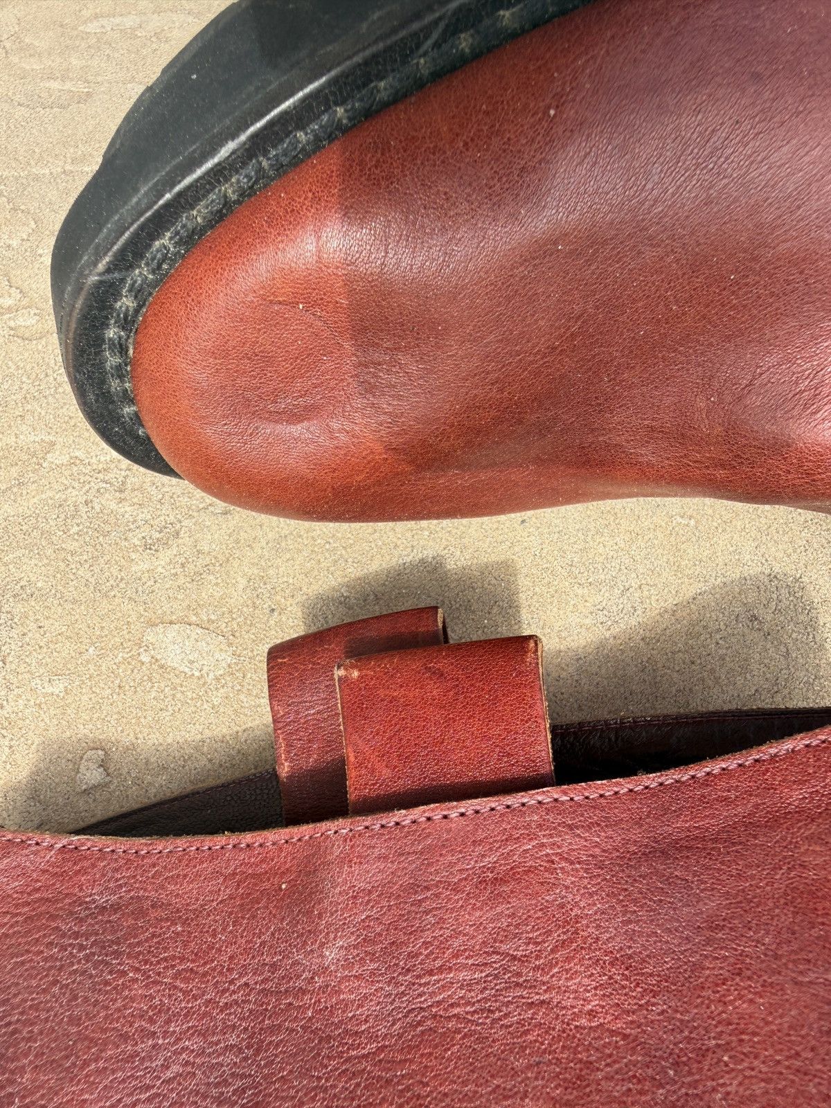 Ann Demeulemeester Ann demeluemeester red knee high riding boots Size US 7 / EU 40 - 4 Thumbnail