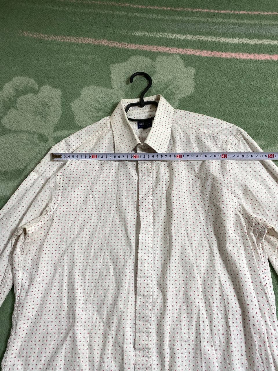 Kenzo × Vintage Kenzo Defile Shirt Embroidered Pattern Size 43/17 Size US M / EU 48-50 / 2 - 14 Thumbnail