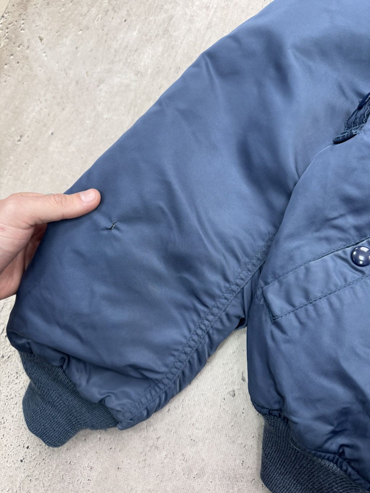 Japanese Brand Vintage MA 1 Bomber Avant Garde Ifsixwasnine Y2K Jacket Size US L / EU 52-54 / 3 - 5 Thumbnail