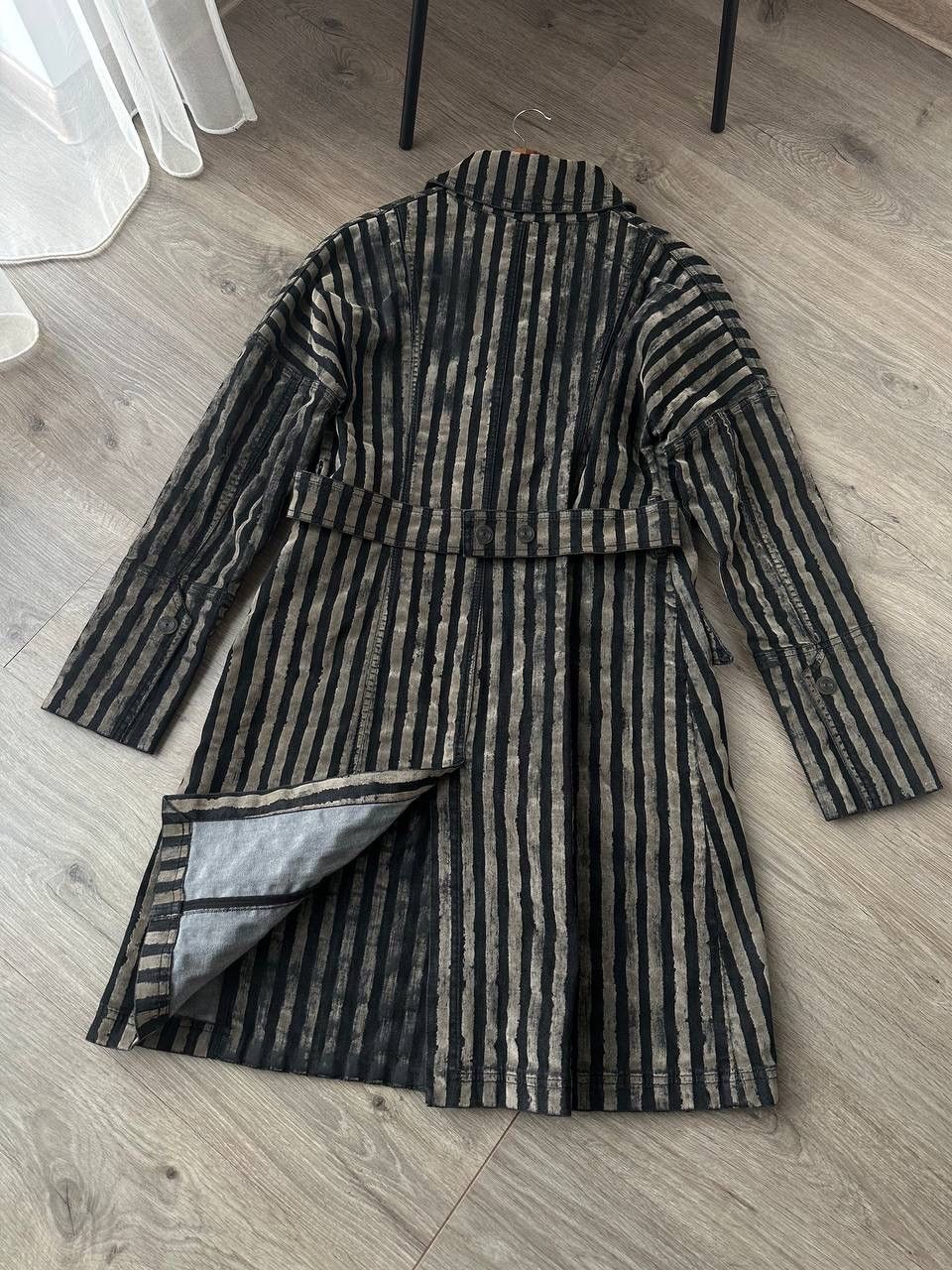 Annette Gortz × Japanese Brand × Vintage Vintage Japanese Avant Garde Striped Womesn Coat Jacket Size M / US 6-8 / IT 42-44 - 14 Thumbnail
