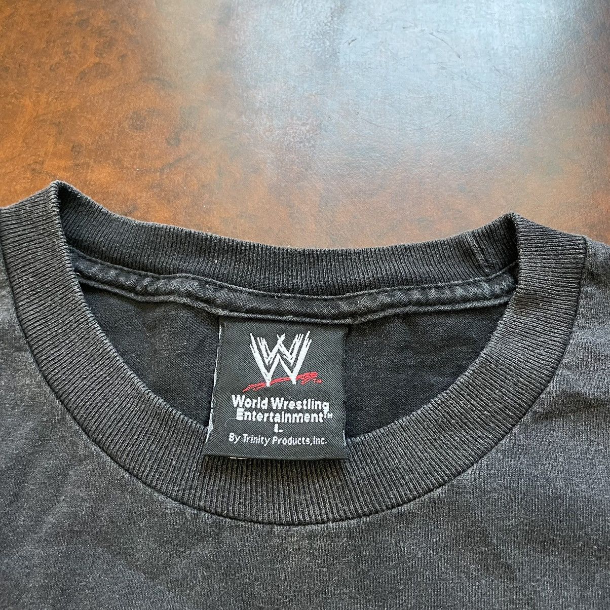 WCW/nWo × WWE × WWF Vintage 90s WWE BATISTA TEE Shirt rock band chrome fight Size US L / EU 52-54 / 3 - 3 Thumbnail