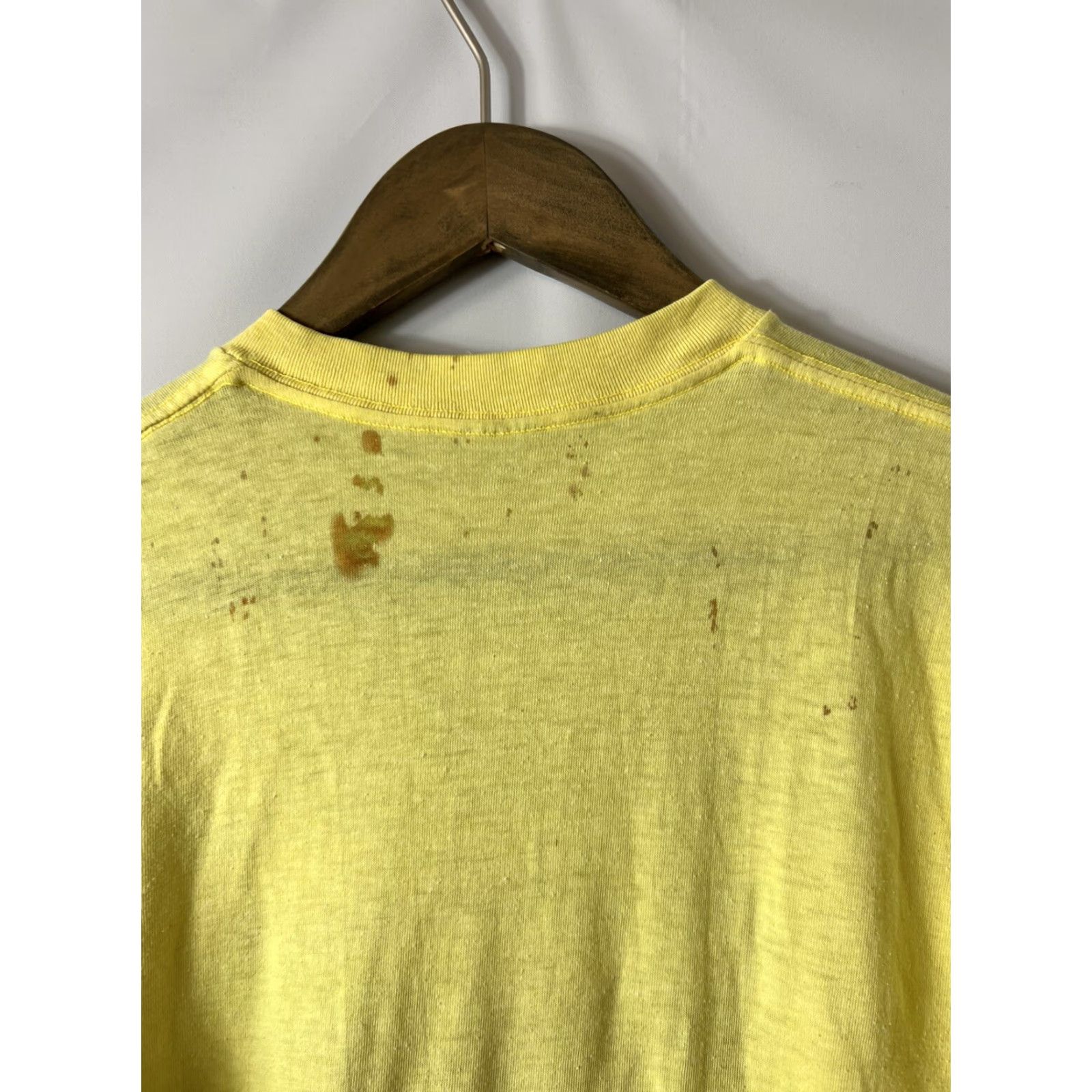 Vintage VINTAGE 80s Lincoln Marathon Nevraska Yellow T Shirt M & M Size M Mens Shirt Size US M / EU 48-50 / 2 - 6 Thumbnail