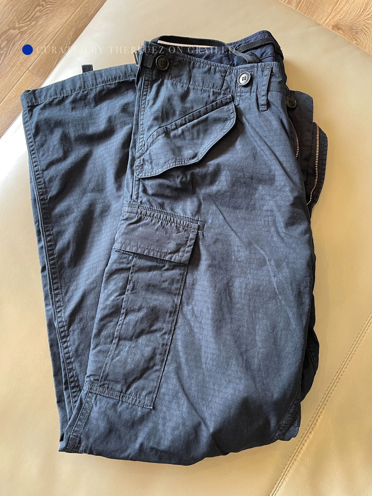 Visvim Jumbo Eiger Sanction Casual Pants in Navy Size US 32 / EU 48 - 1 Thumbnail