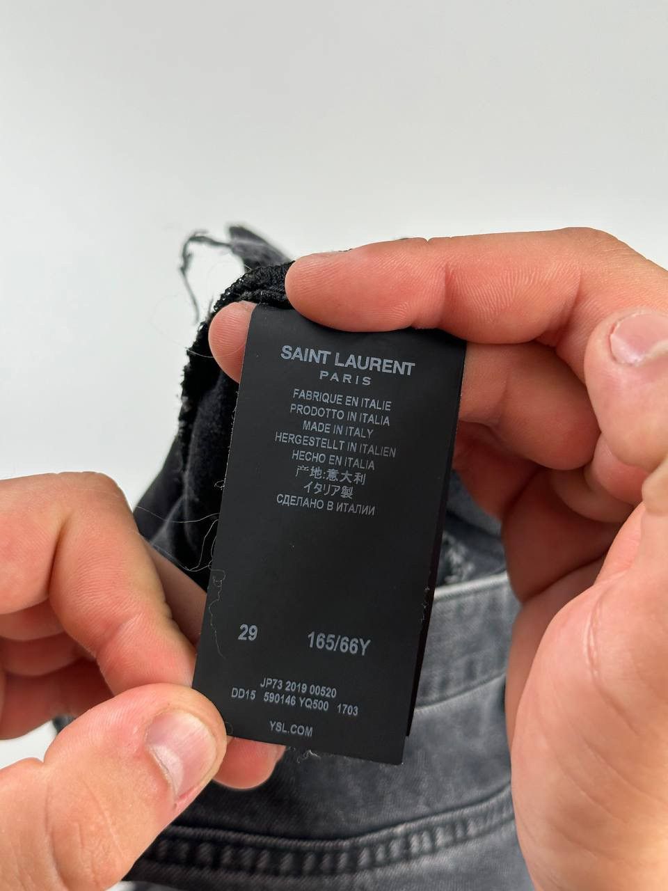 Saint Laurent Paris Jeans Saint Laurent Size 29" - 7 Thumbnail