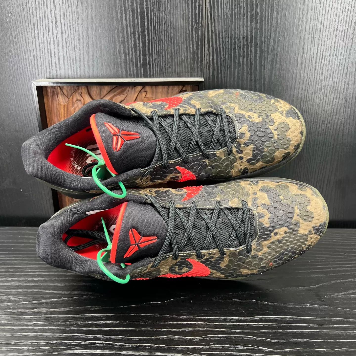 Nike zk6 black red camouflage size 44 Size US 11 / EU 44 - 5 Thumbnail
