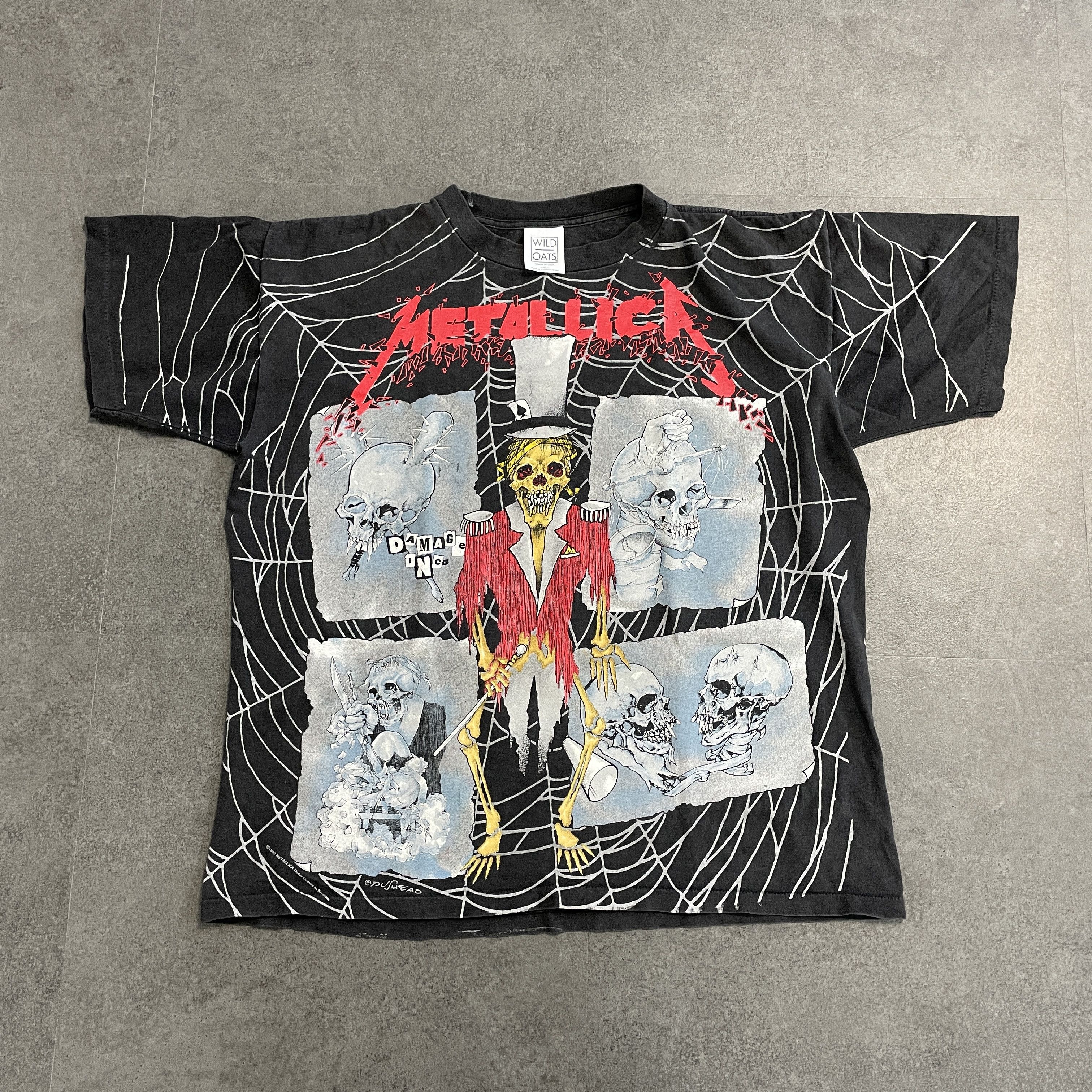 Metallica 1992 Metallica Ringmaster Pushead AOP shirt | Grailed