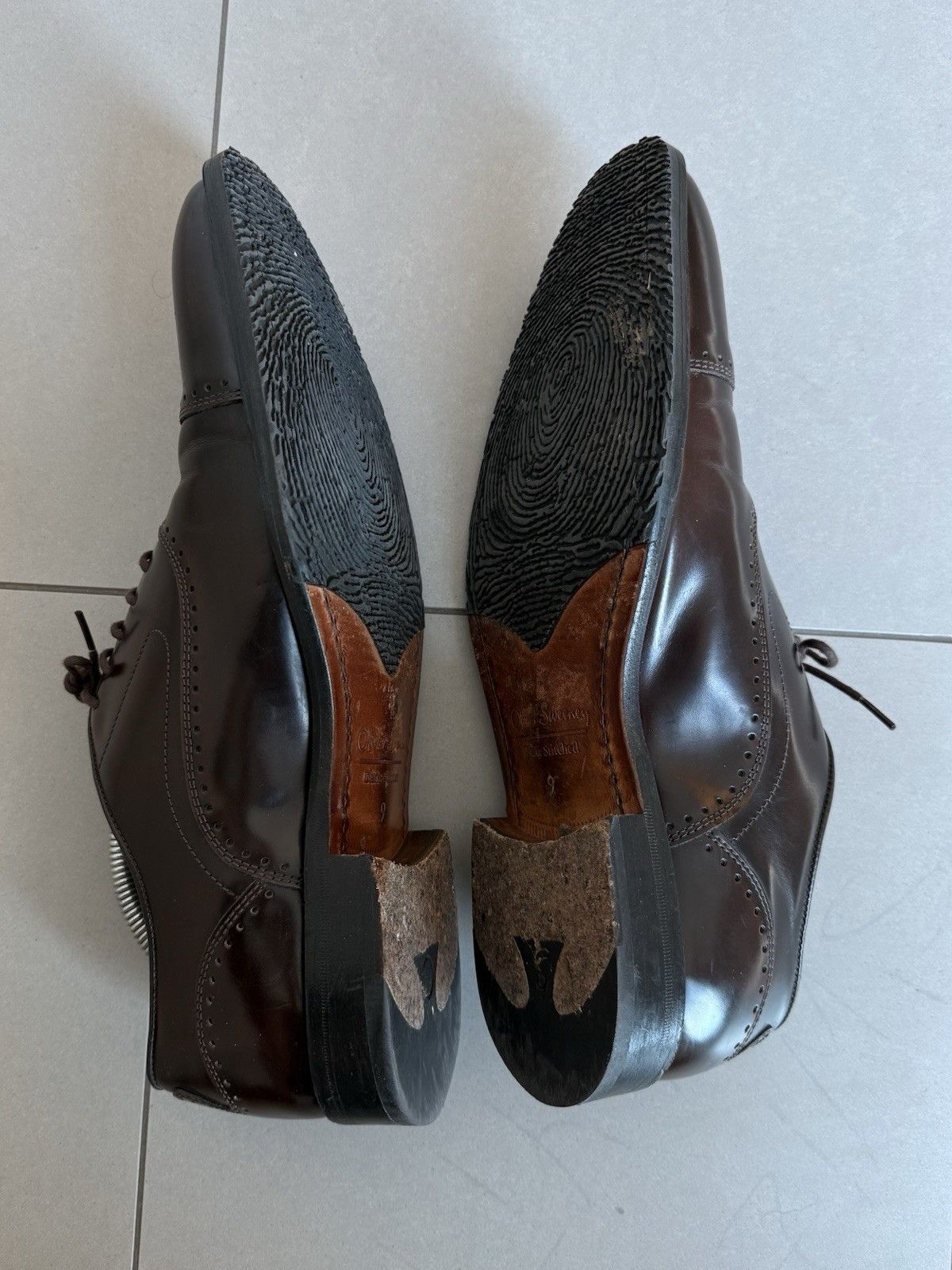 Oliver Sweeney Oliver Sweeney Cascais Oxford Brogue Mens Leather Shoes Size US 10 / EU 43 - 4 Thumbnail