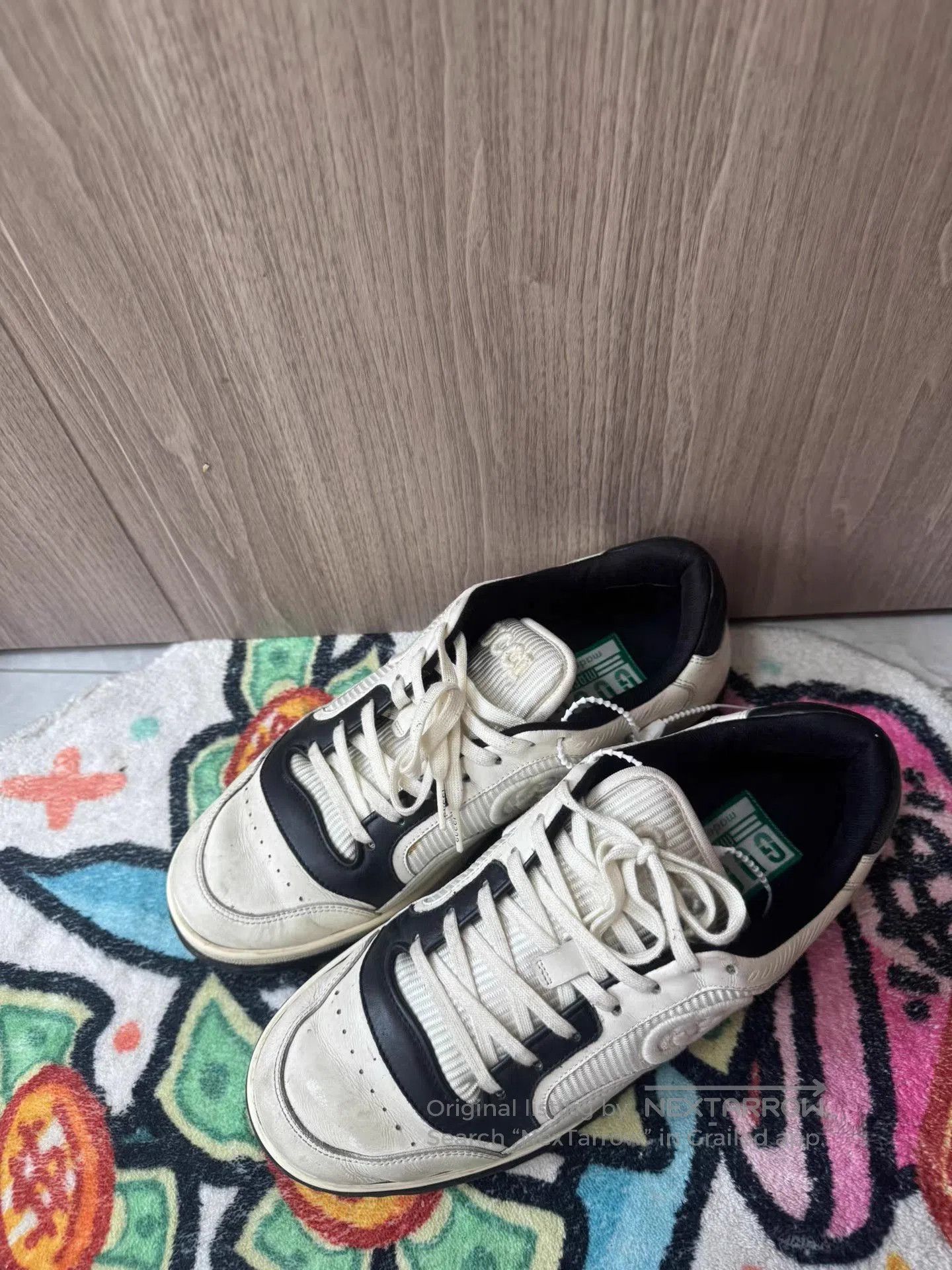 Gucci White Low-Top Sneakers Size 8. Size US 8 / EU 41 - 1 Thumbnail