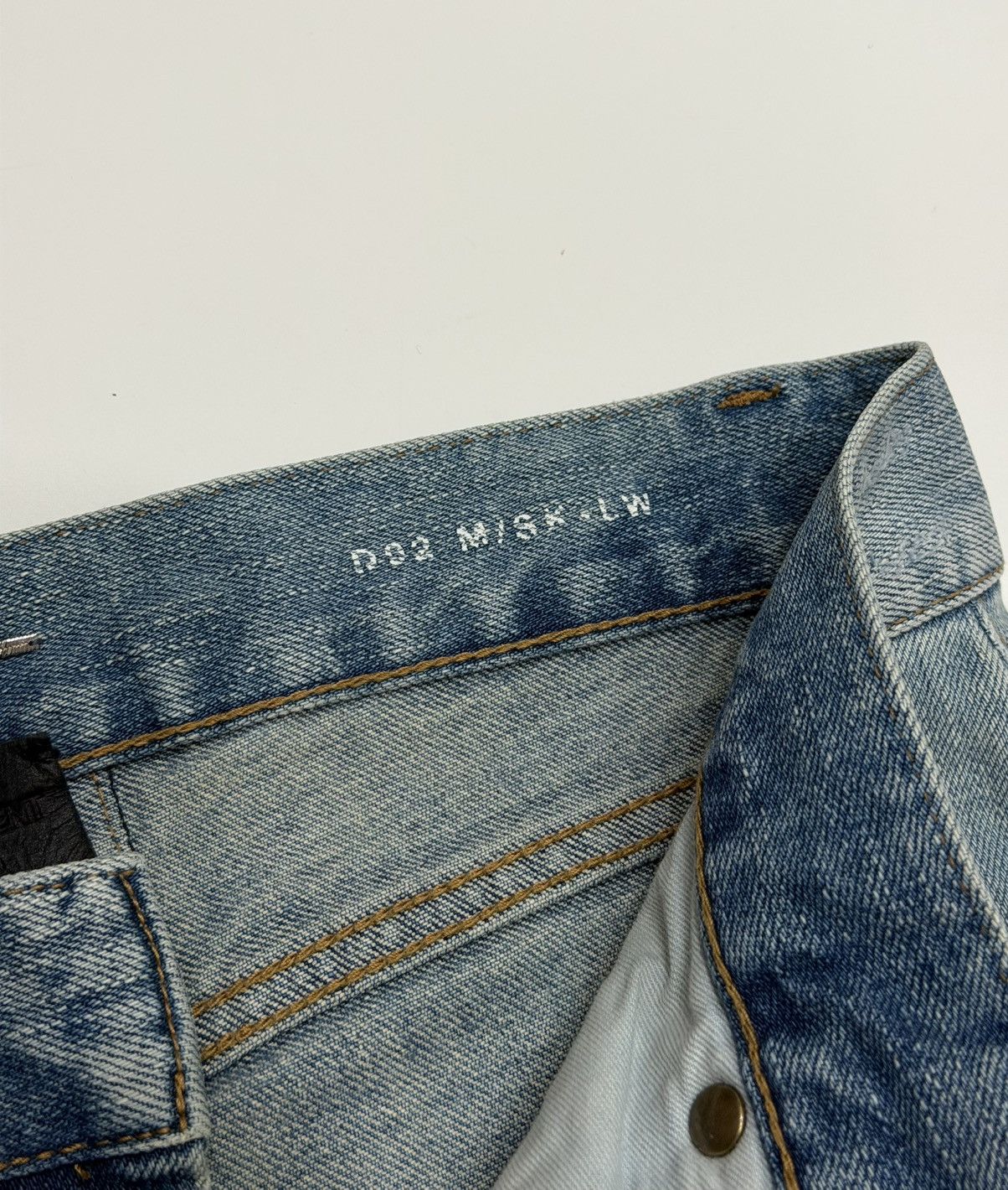 Saint Laurent Paris Hedi Slimane 2016 Crash Denim Jeans SAINT LAURENT Nettspend Size US 28 / EU 44 - 15 Thumbnail